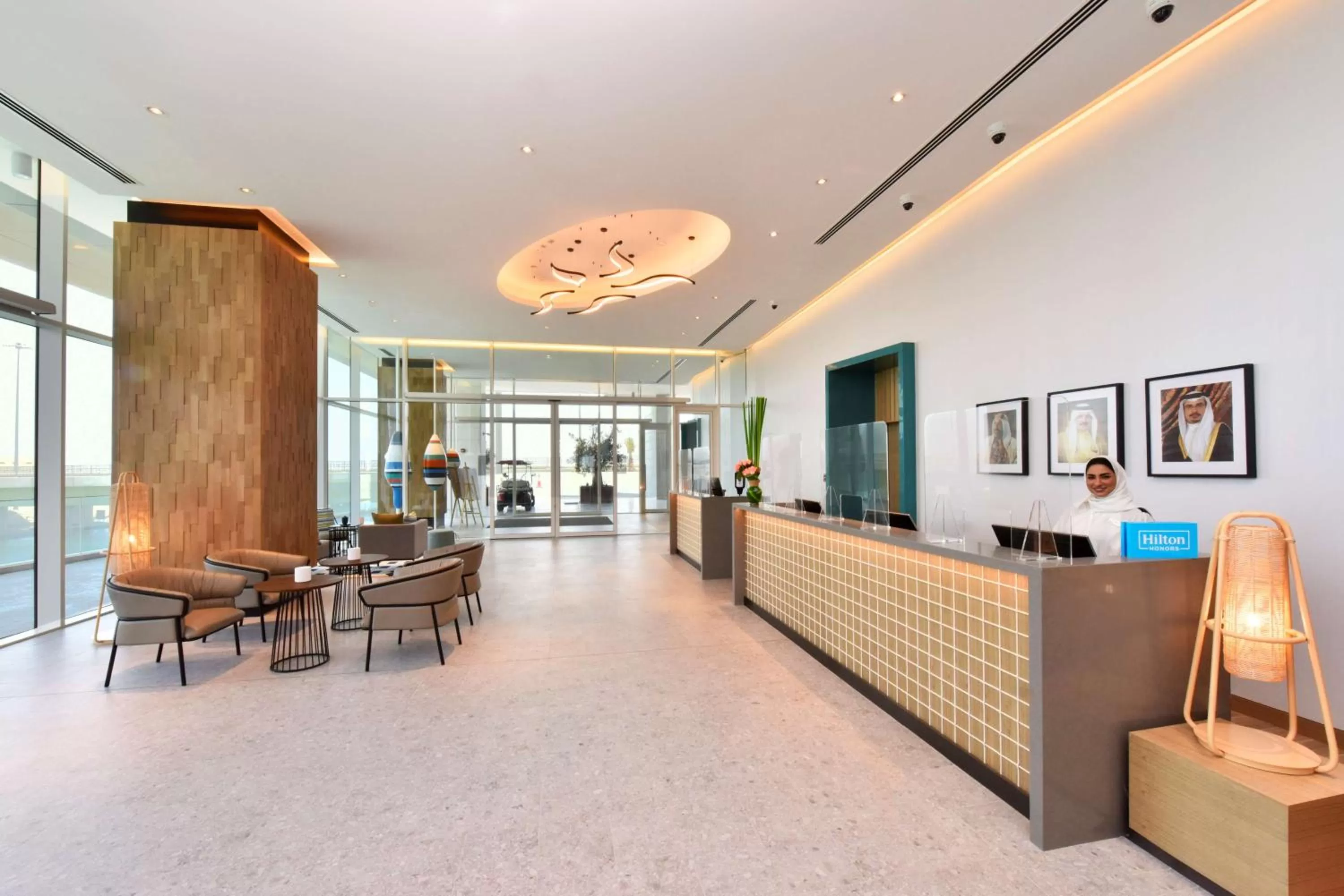Lobby or reception in Hilton Garden Inn Bahrain Bay