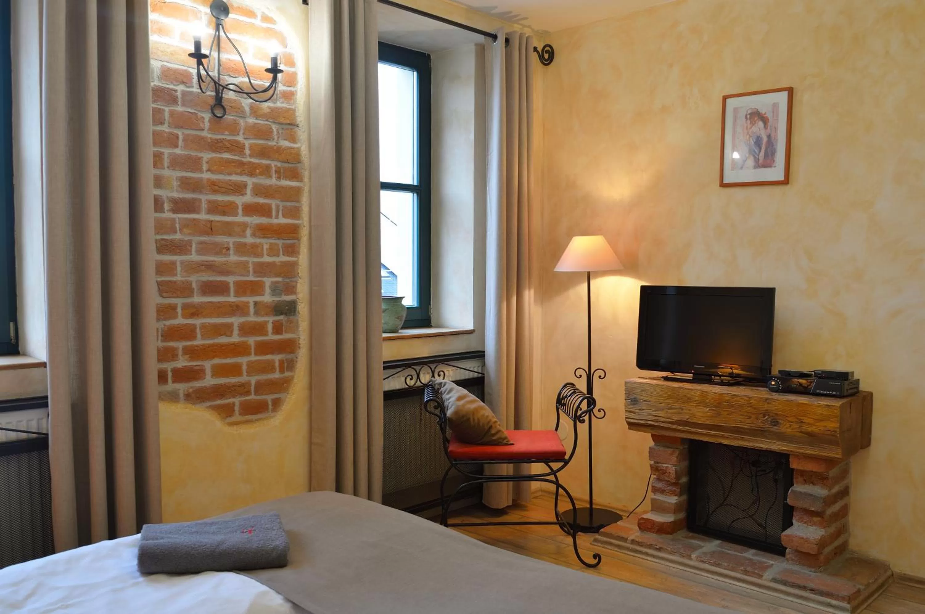 Bed in Hotel and restaurant Via Ironia