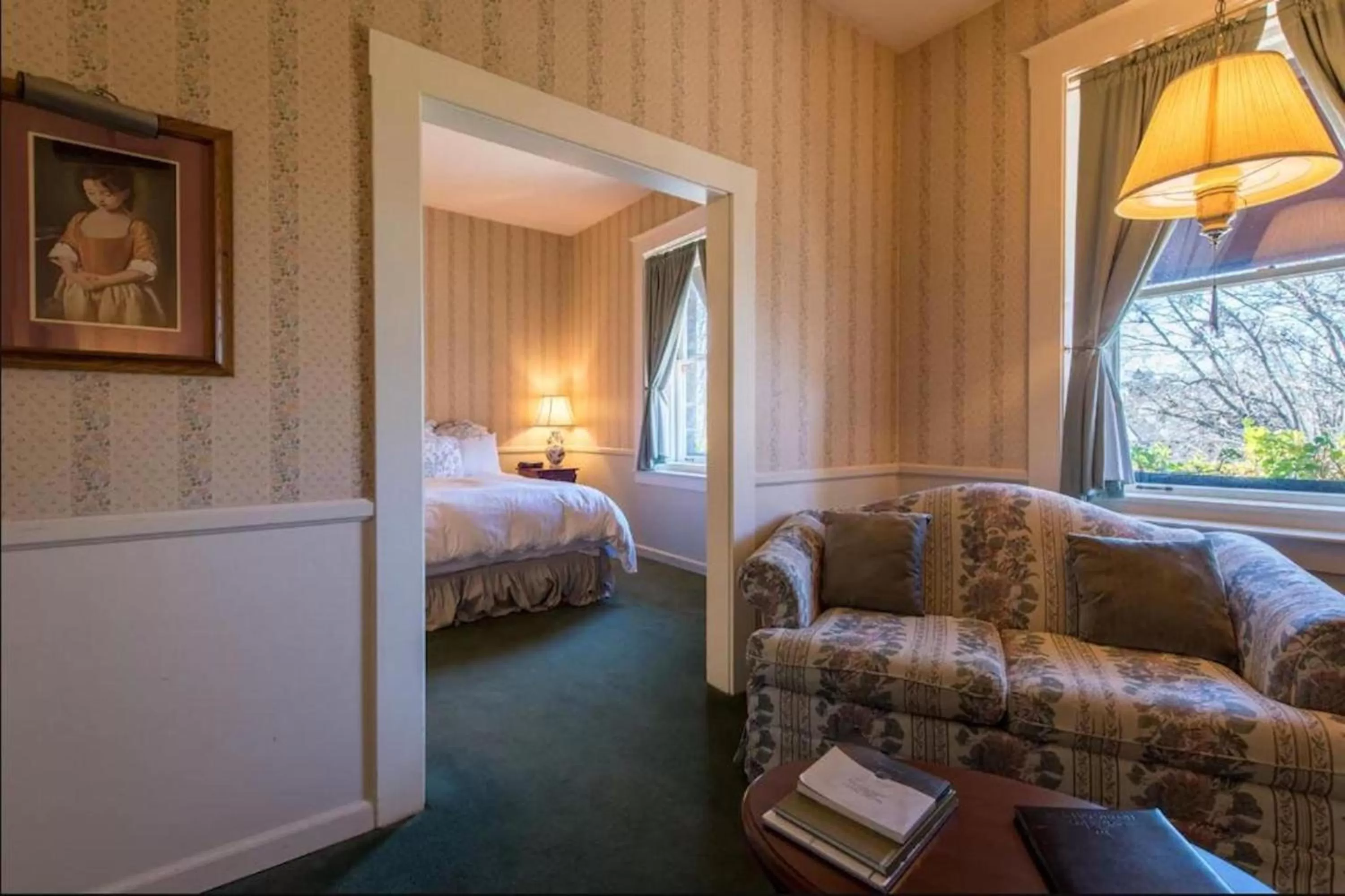 Bed in Hotel La Rose