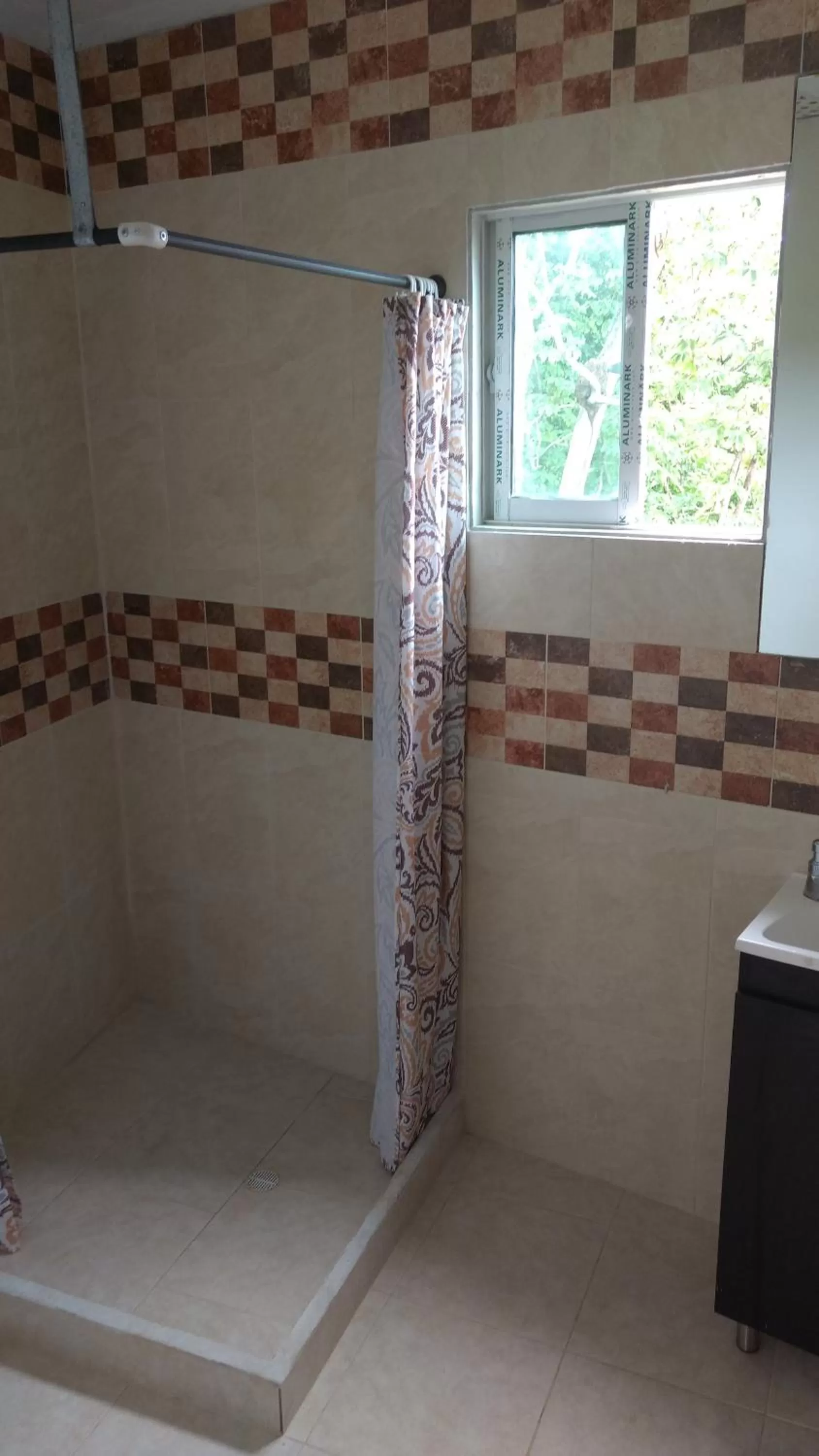 Bathroom in The Rock House Eco