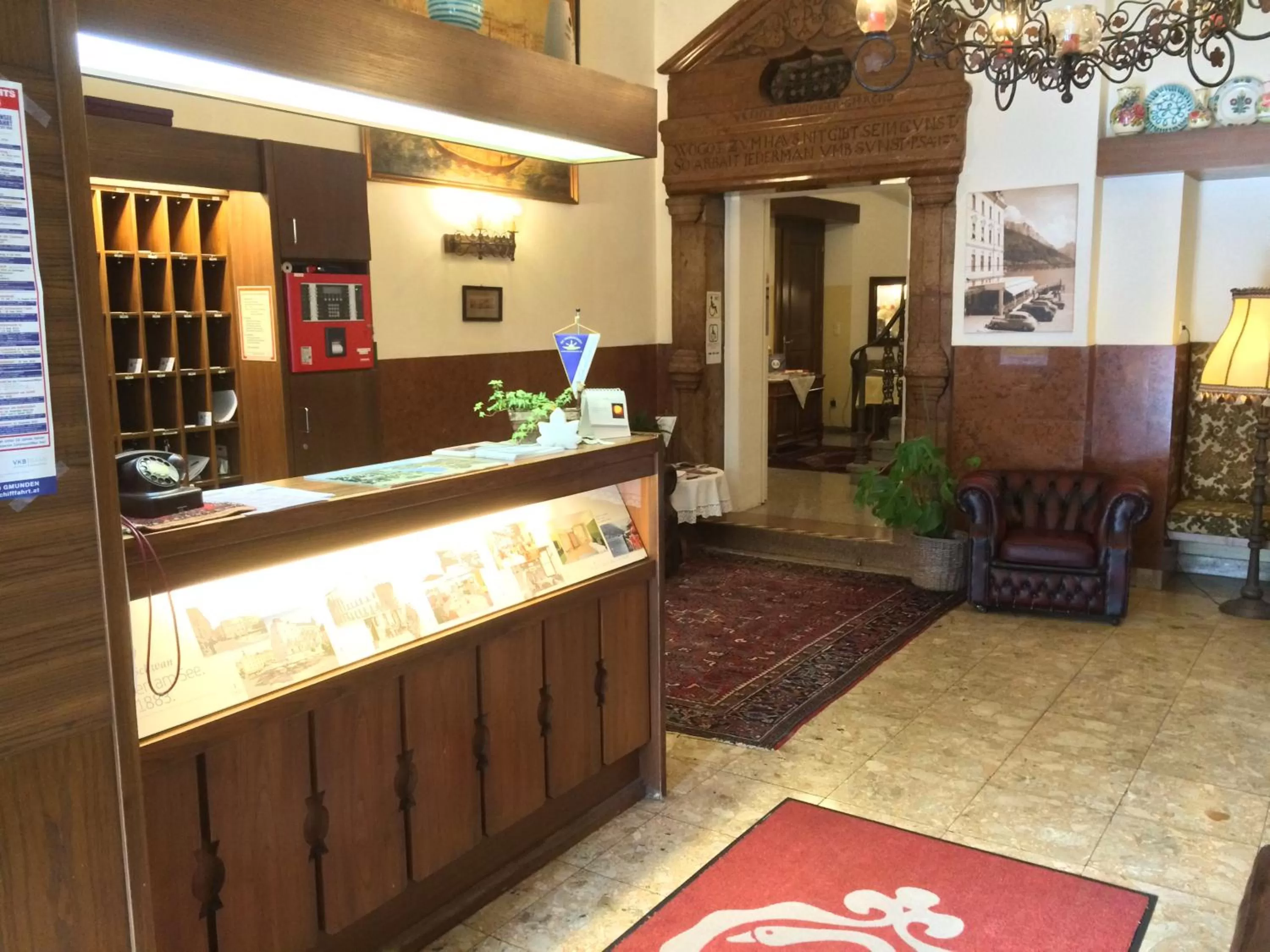 Lobby or reception in Seehotel Schwan