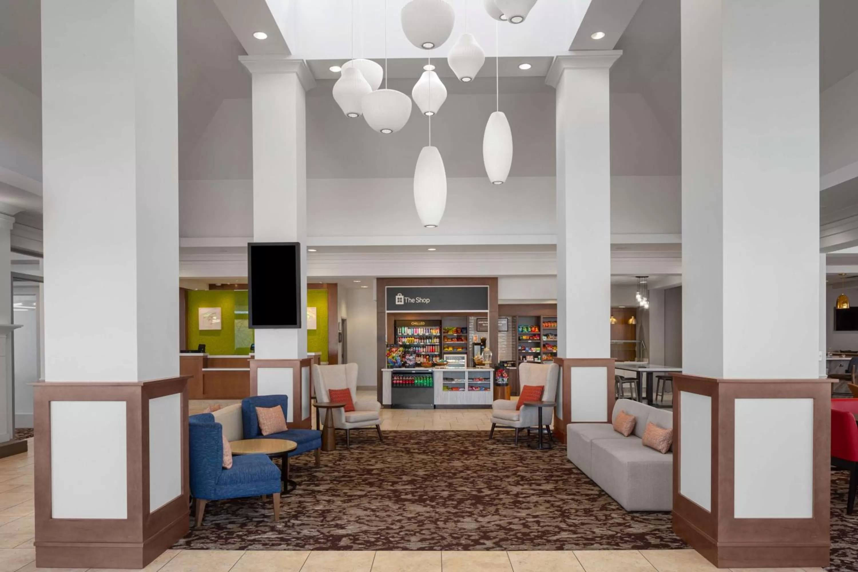 Lobby or reception in Hilton Garden Inn - Salt Lake City Airport
