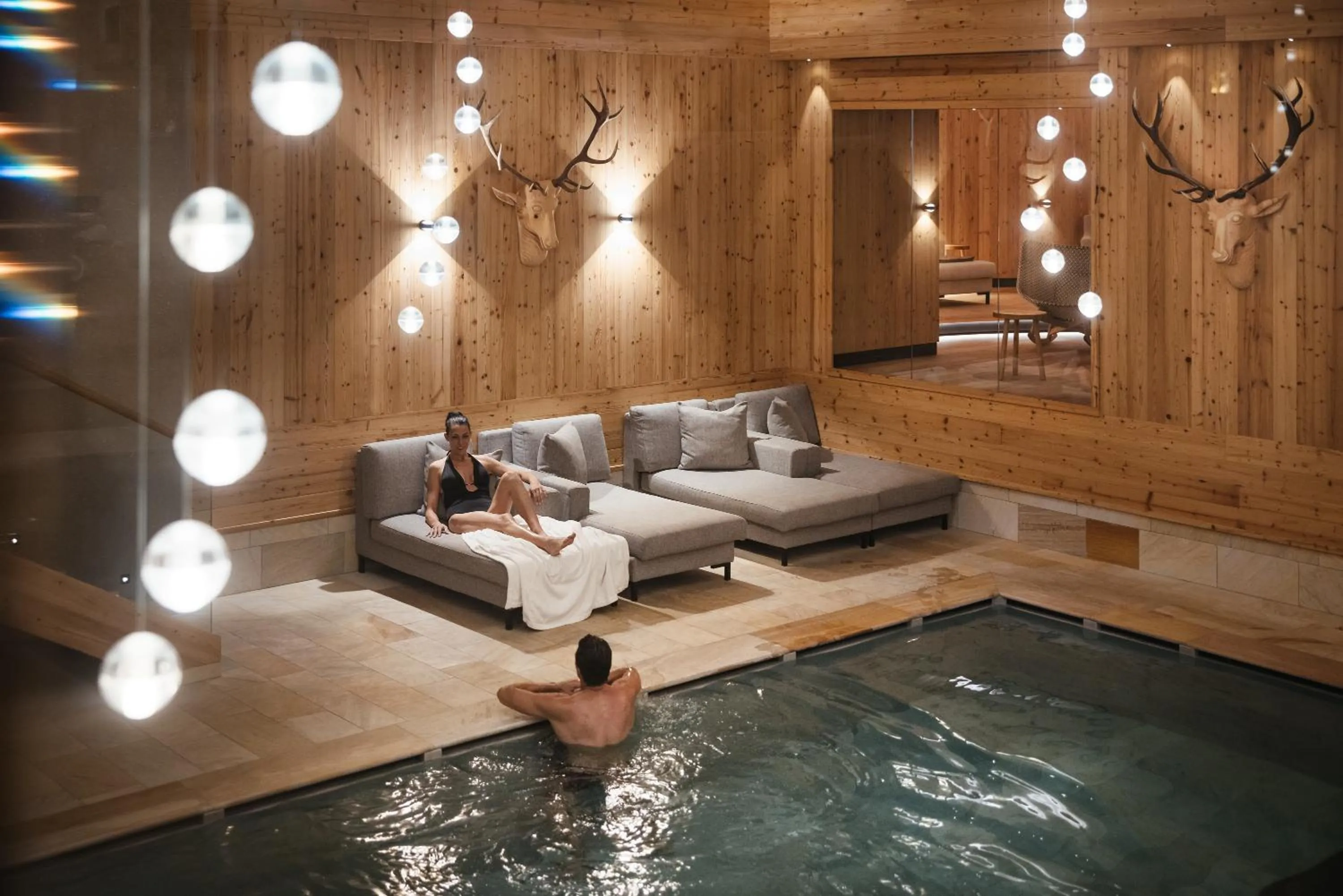 Spa and wellness centre/facilities in Kolfuschgerhof Mountain Resort