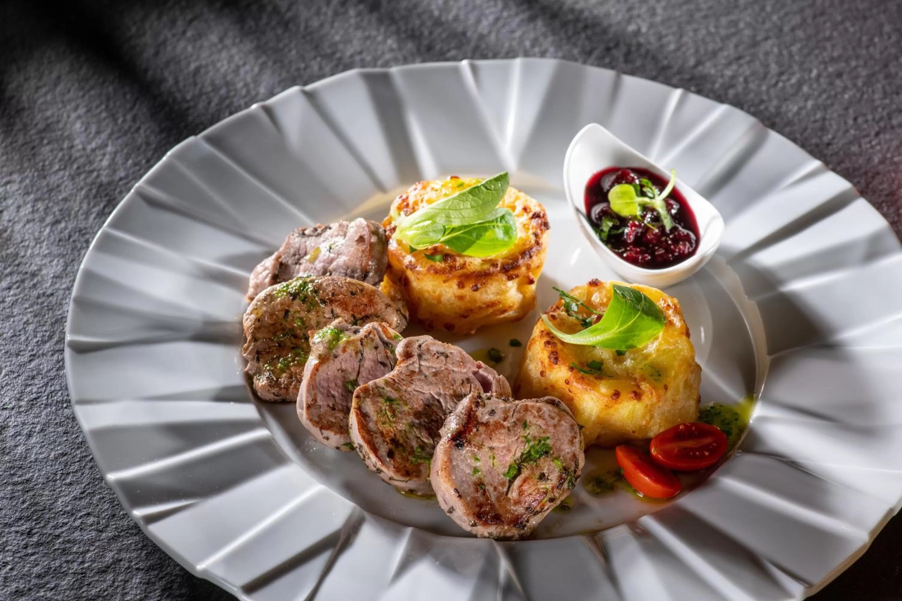 Food close-up in Campeador Inn