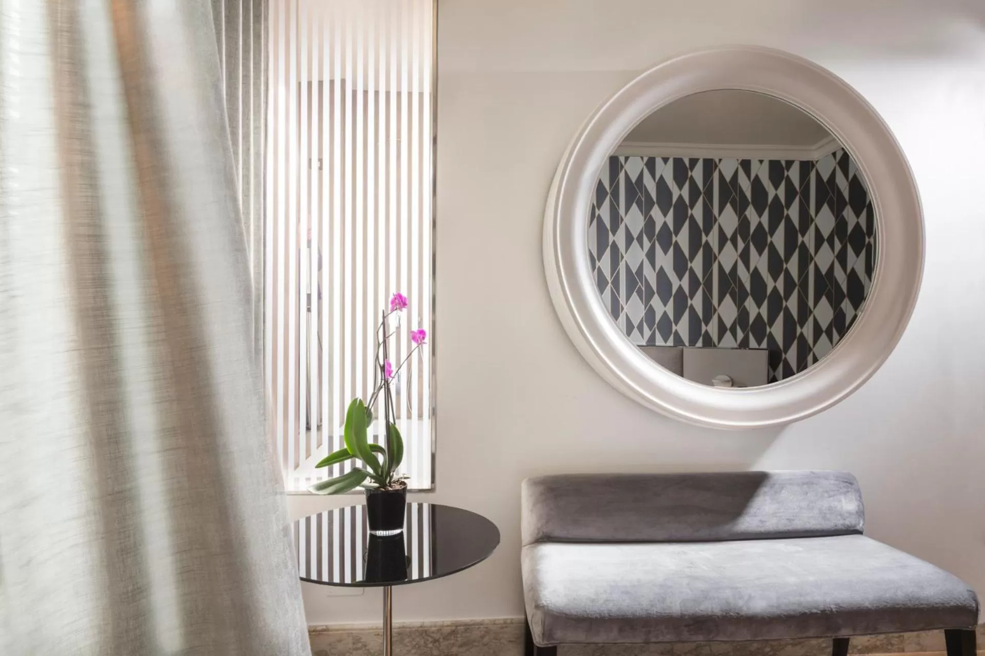 Inner courtyard view in Hotel Palazzo Manfredi – Small Luxury Hotels of the World