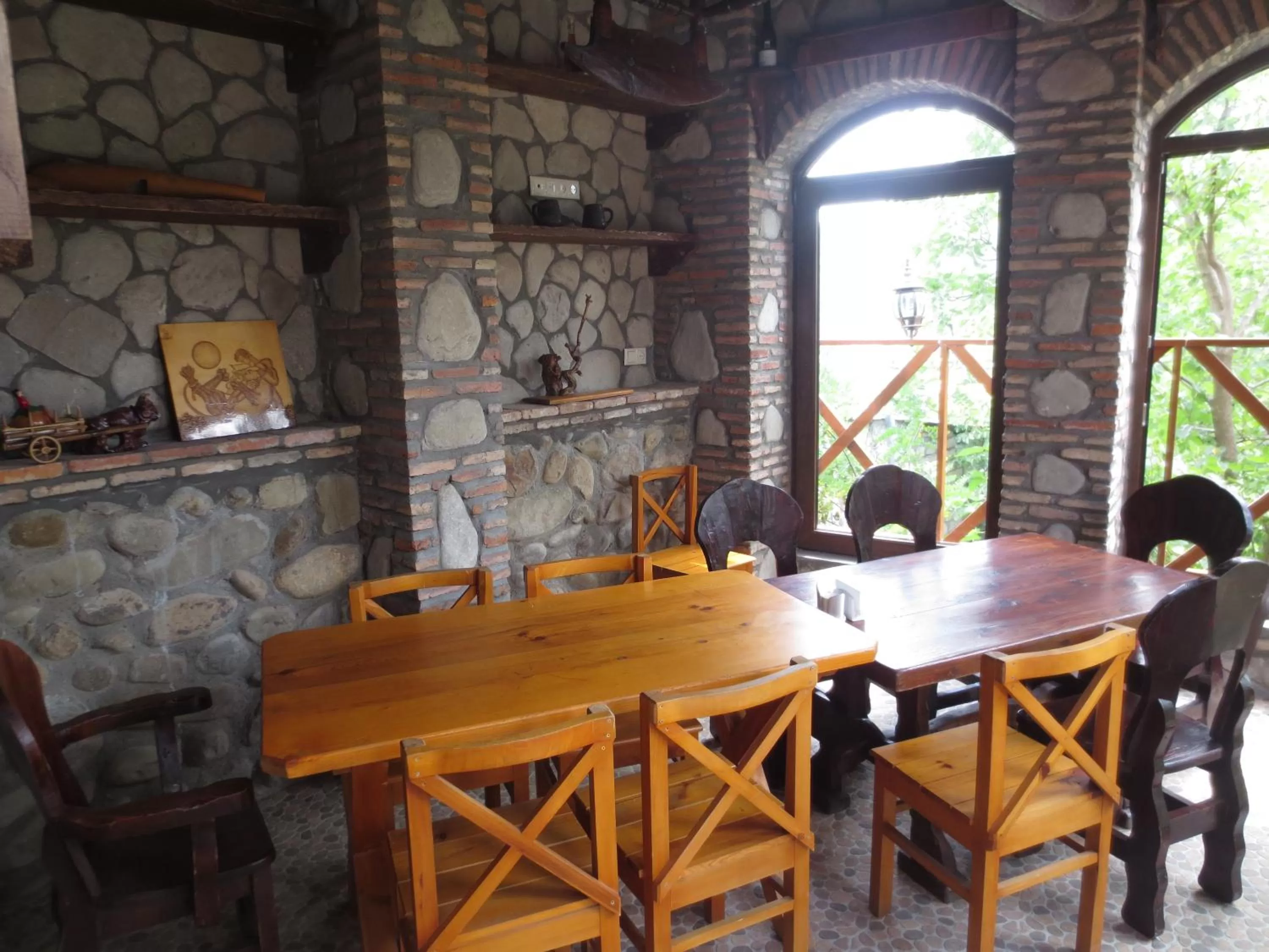 Restaurant/places to eat, Dining Area in Old House in Sighnaghi