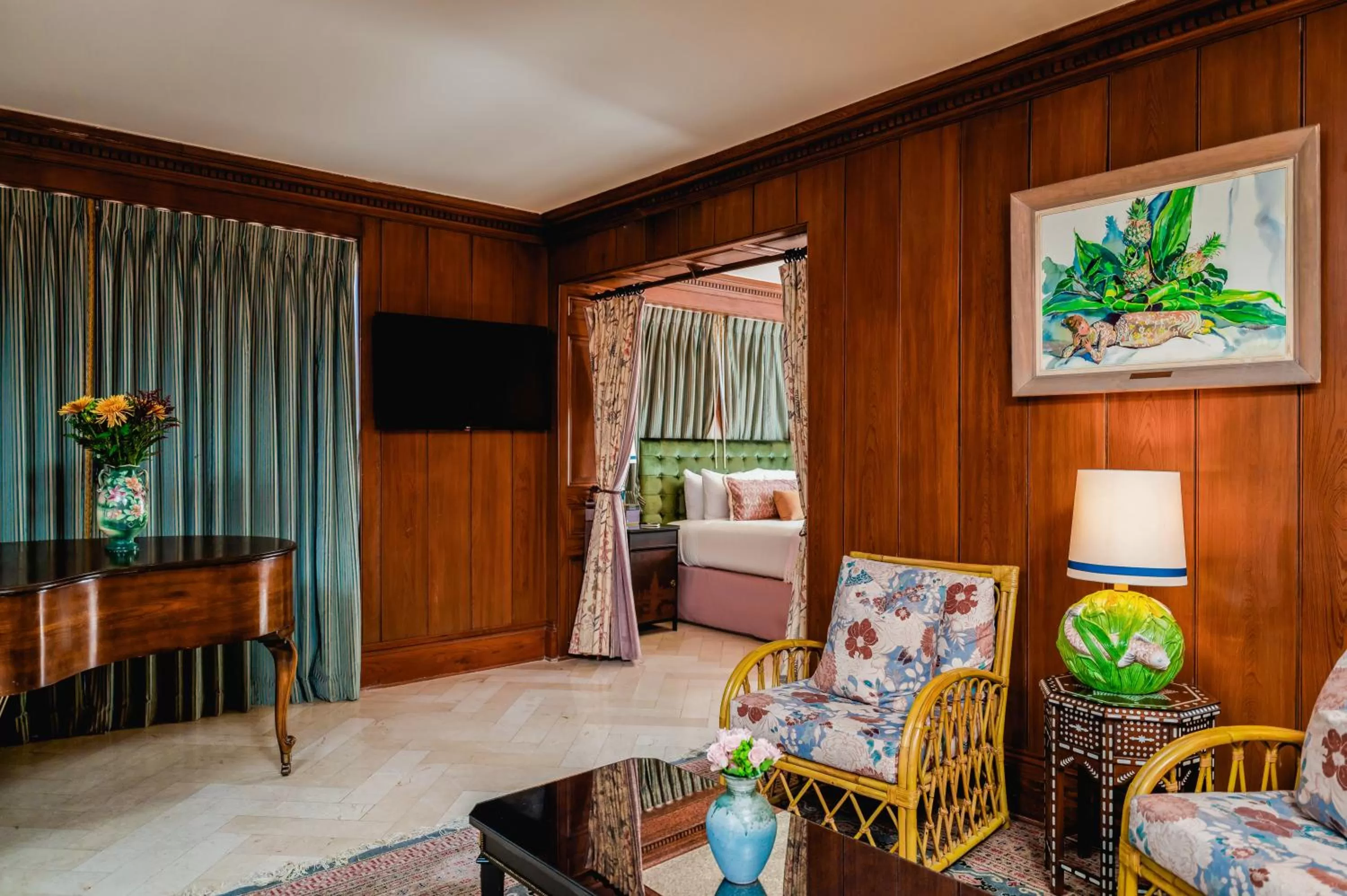 Bedroom in The Pontchartrain Hotel