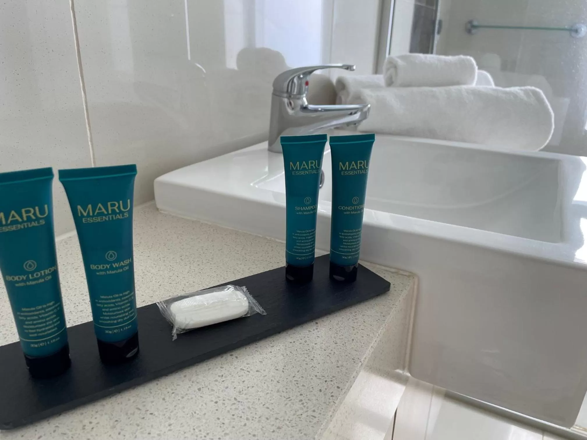 Bathroom in Signature Waterfront Apartments