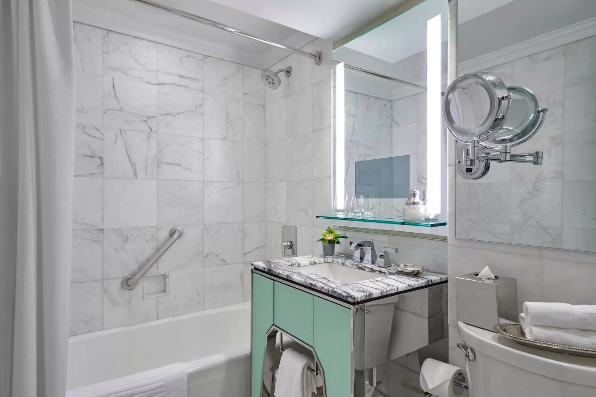 Bathroom in Loews Regency New York Hotel