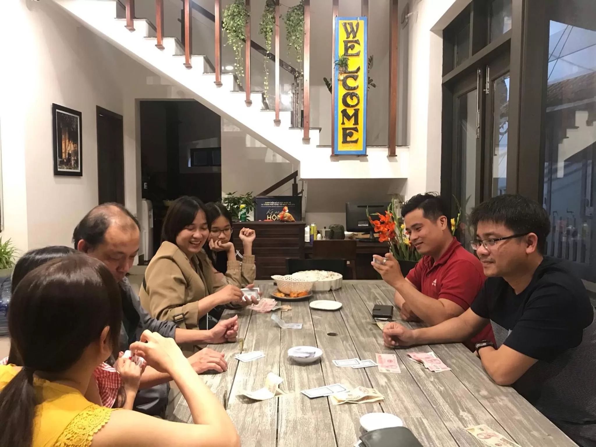 People in May's House Hoi An