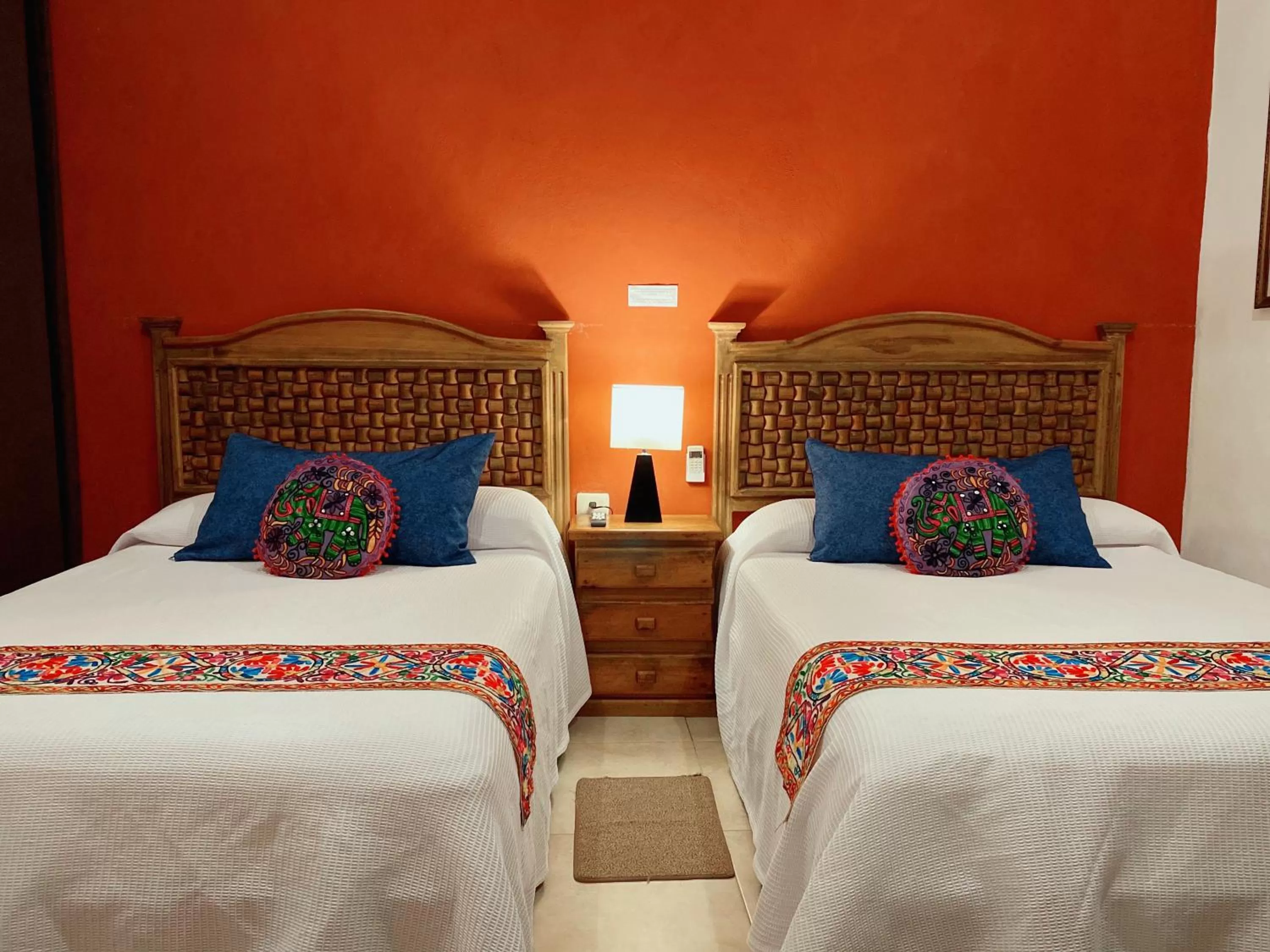 Bed in Hotel Real Colonial