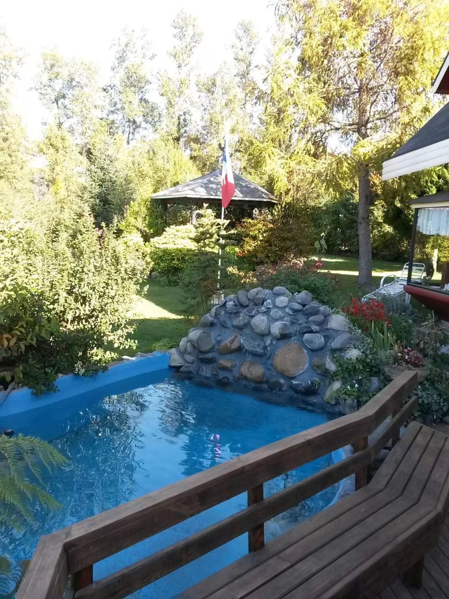 Pool View in Hostal Möller