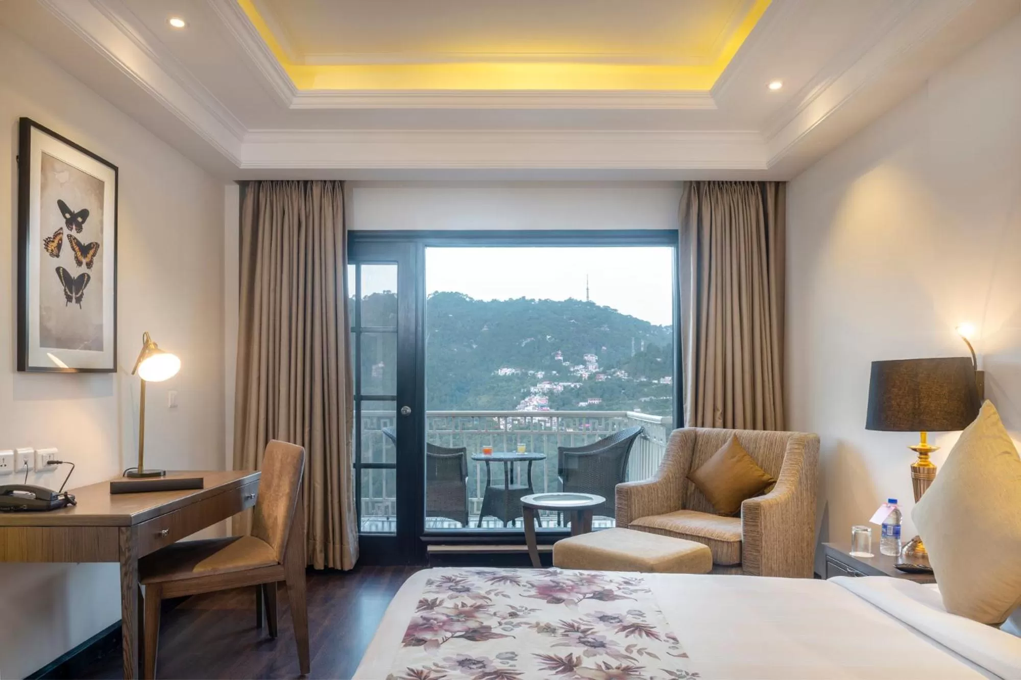City view, Bed in Ramada by Wyndham Kasauli