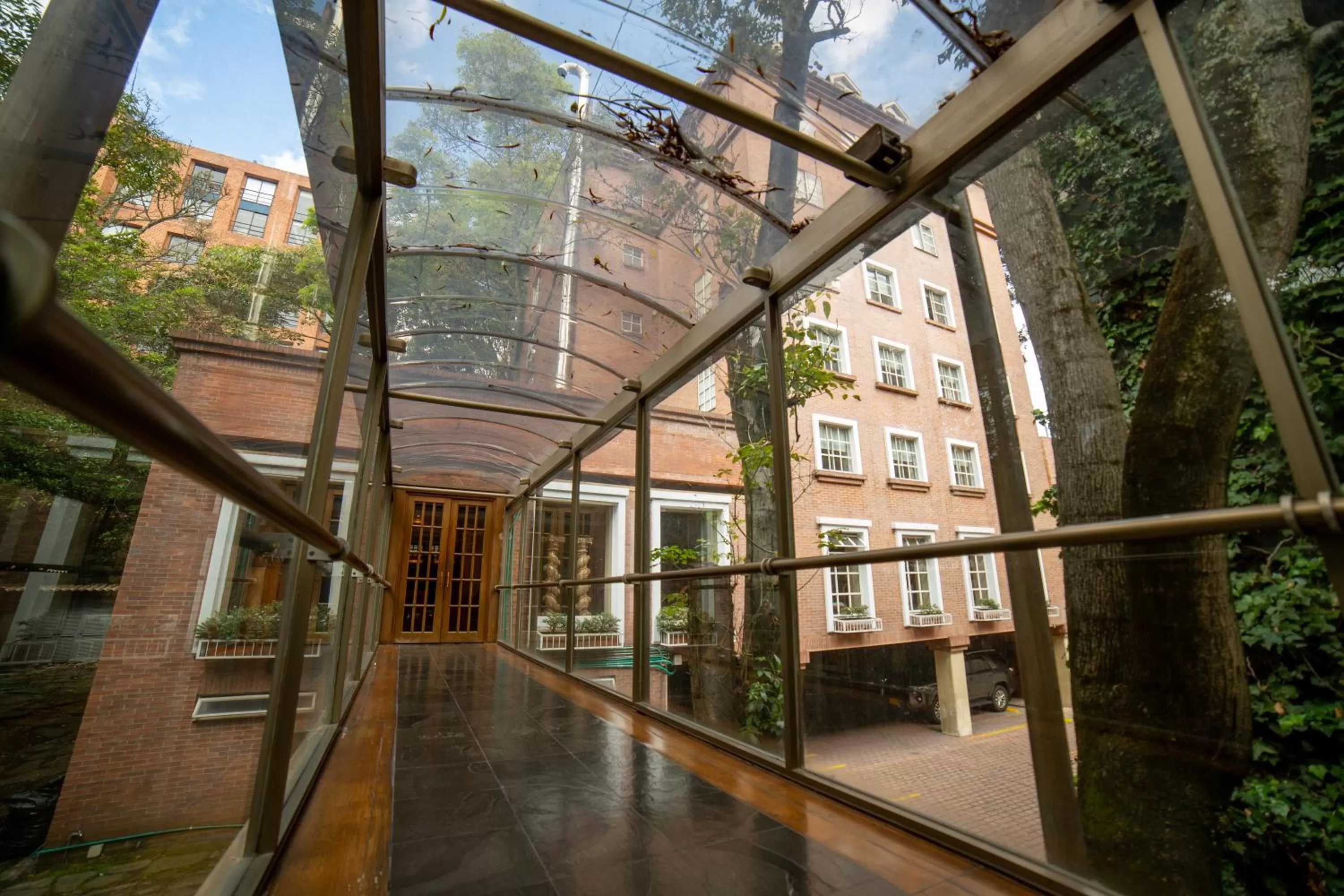 Property building in Hotel Portón de la Cabrera