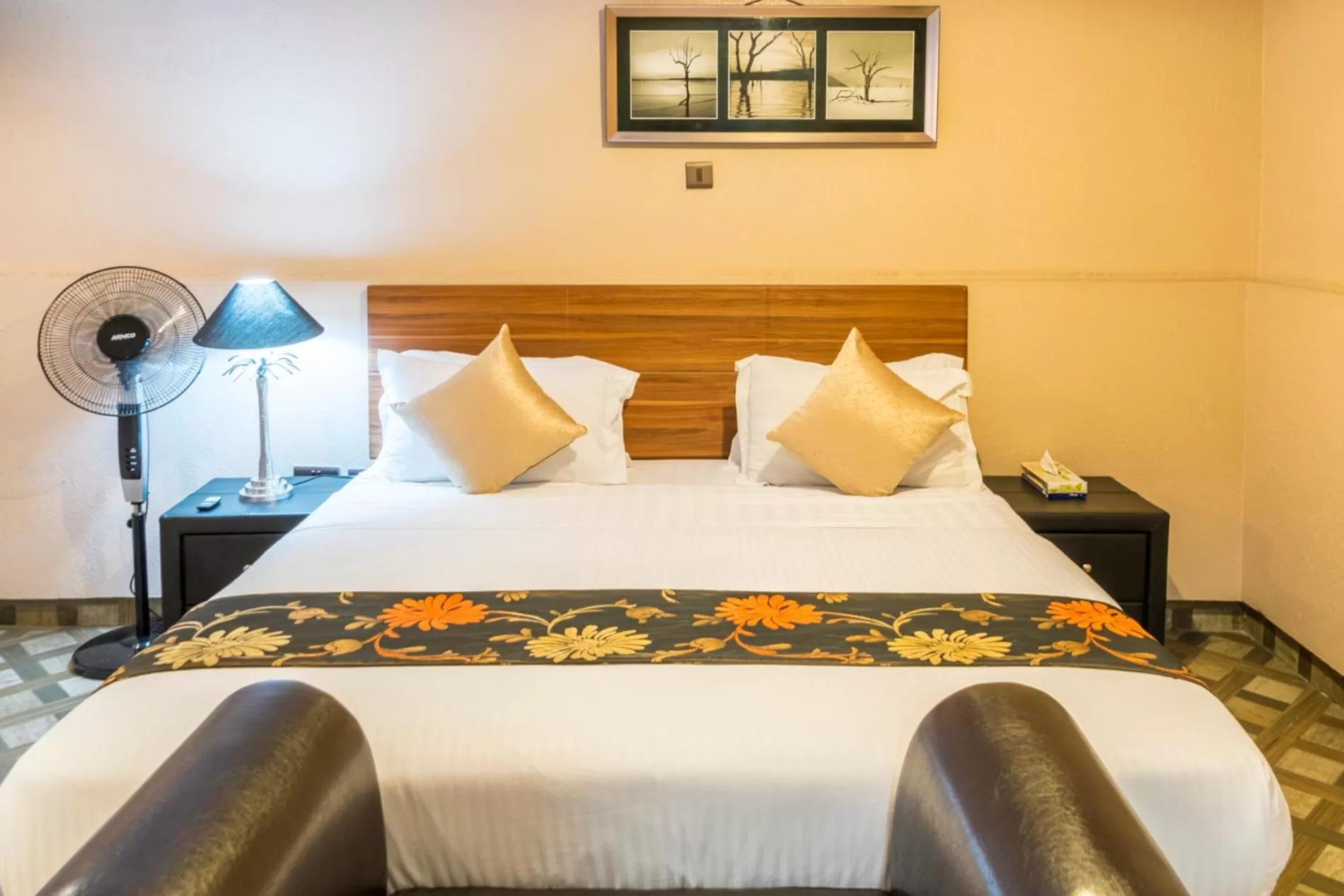 Bed in Hotel Waterbuck