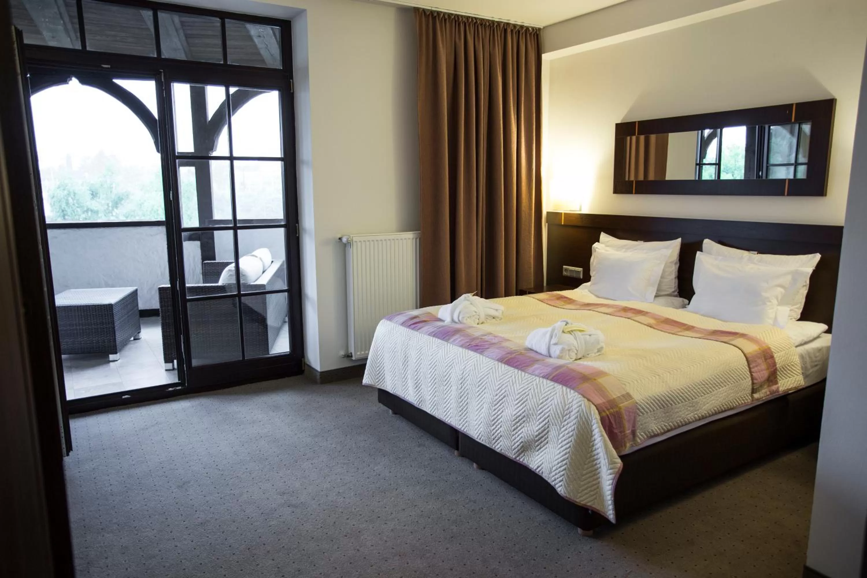 Balcony/Terrace, Bed in Stary Tartak