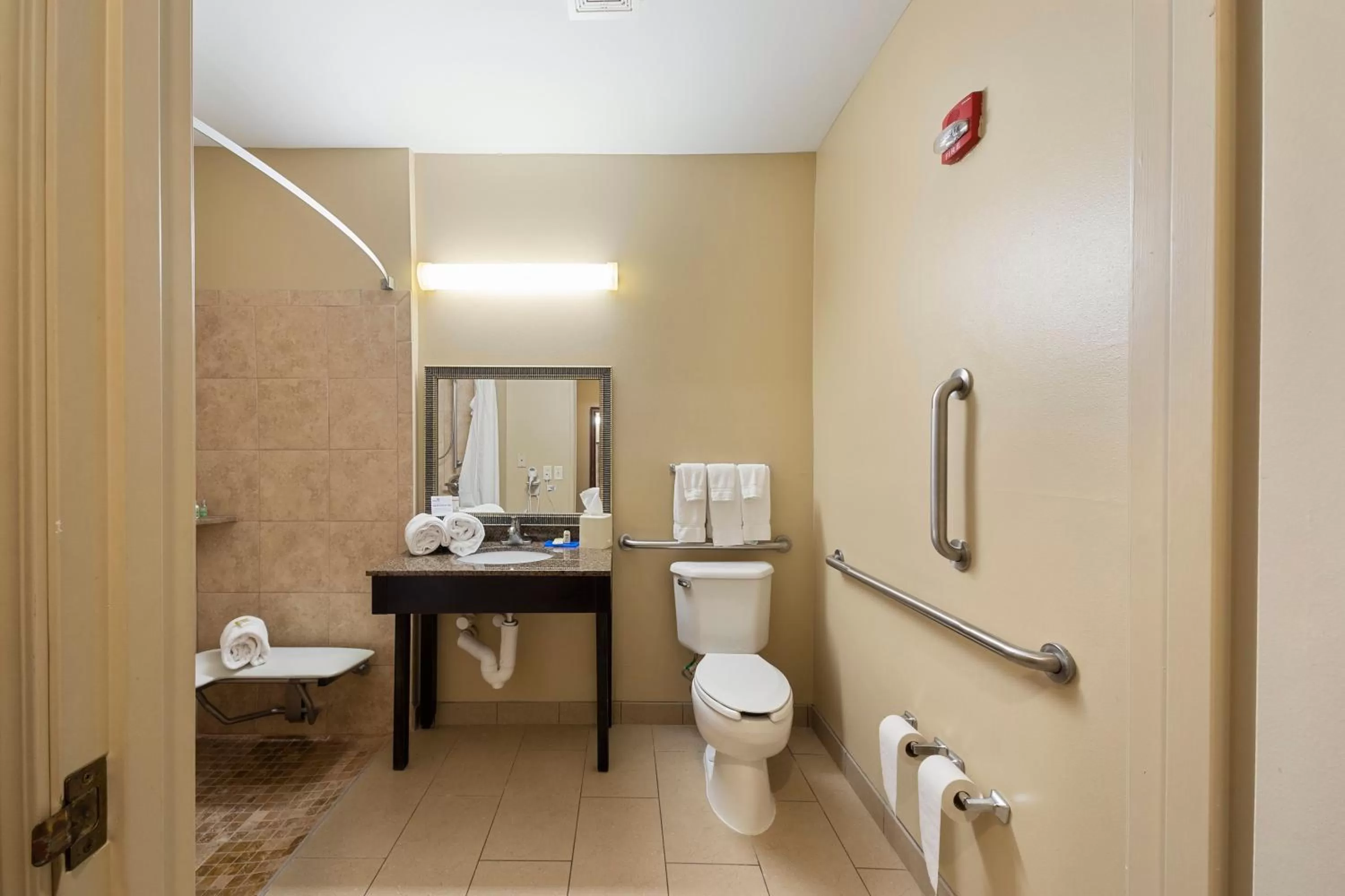 King Room with Roll in Shower - Disability Access in Holiday Inn Express Bloomington West, an IHG Hotel