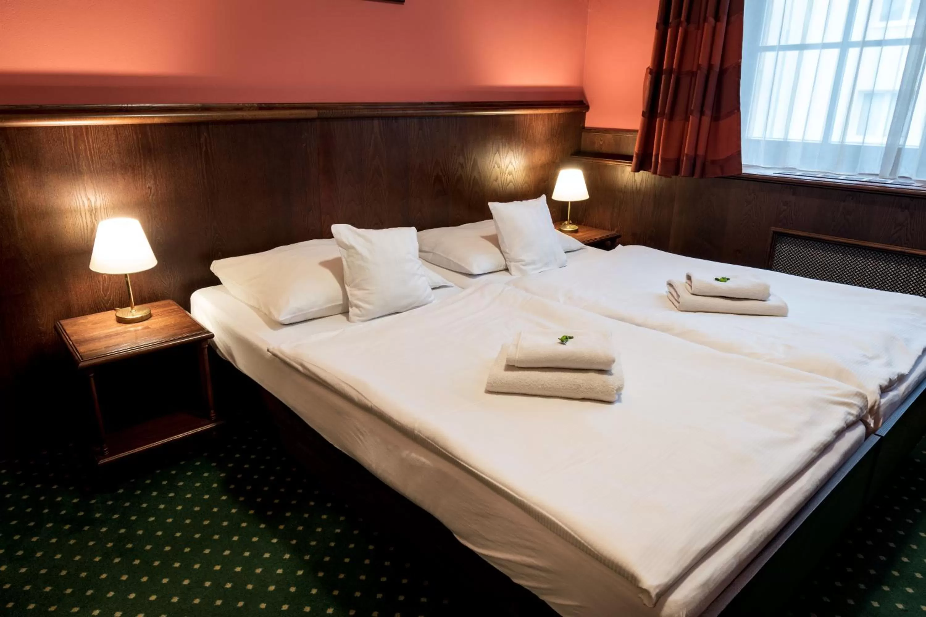 Bed in Hotel U Hejtmana Šarovce