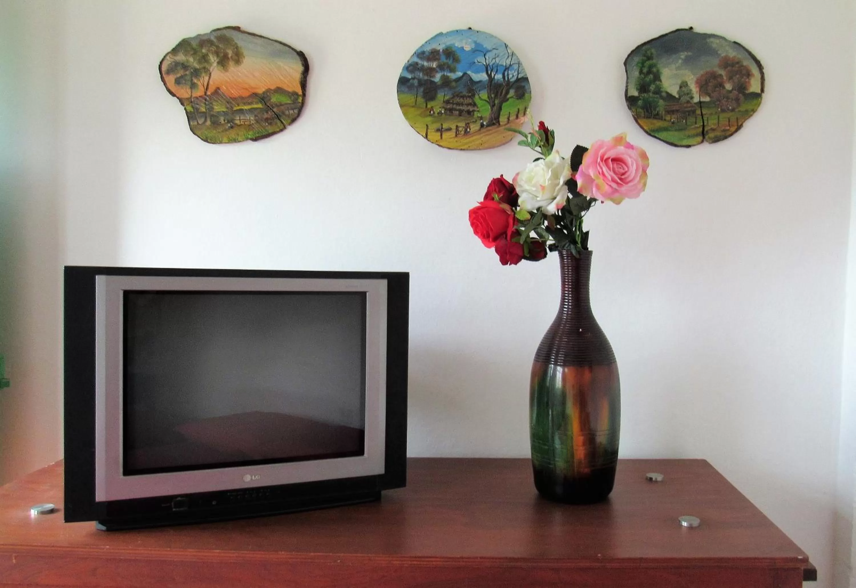 TV/Entertainment Center in Posada Turistica Nakku