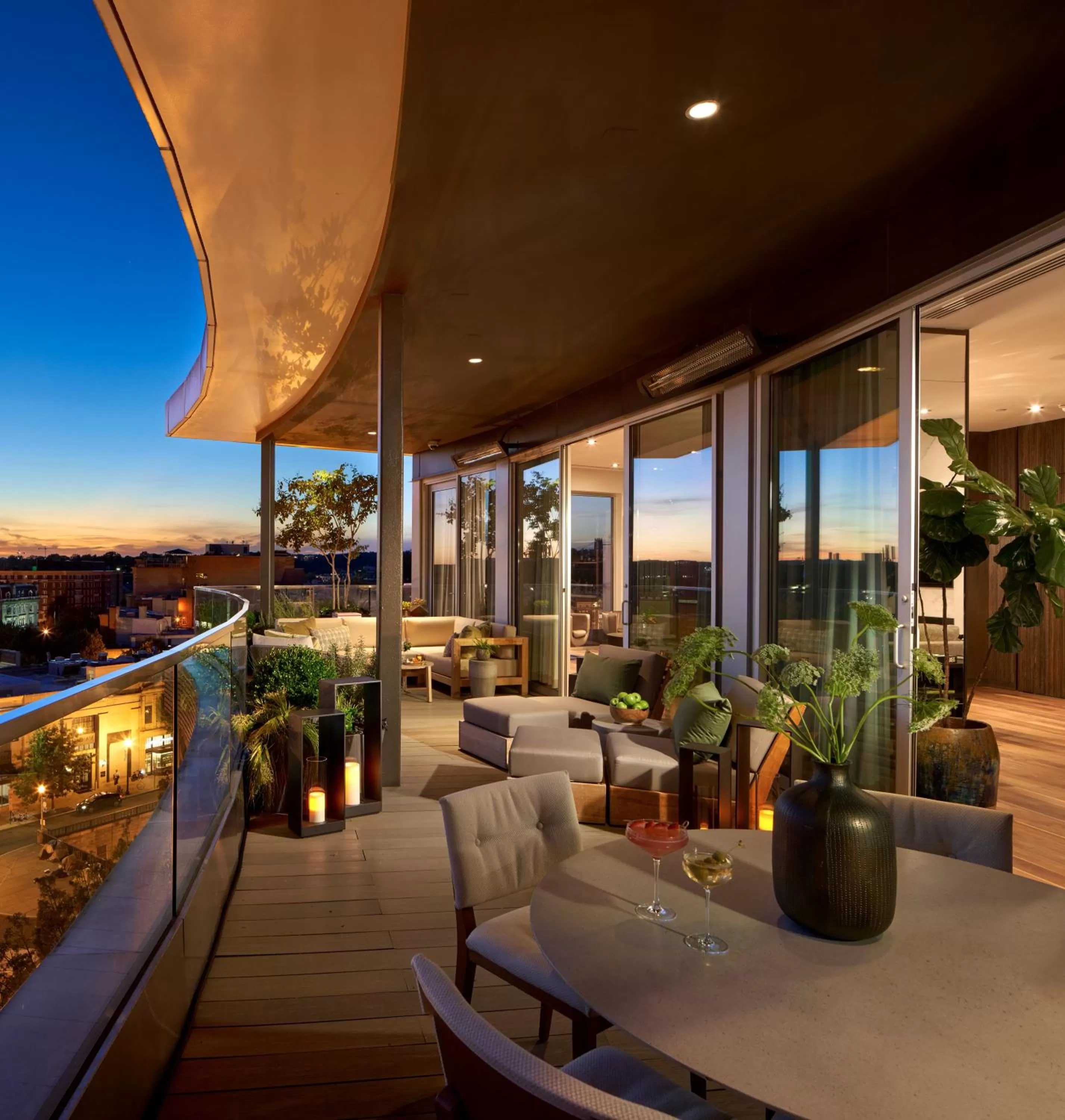 City view in The Dupont Circle Hotel