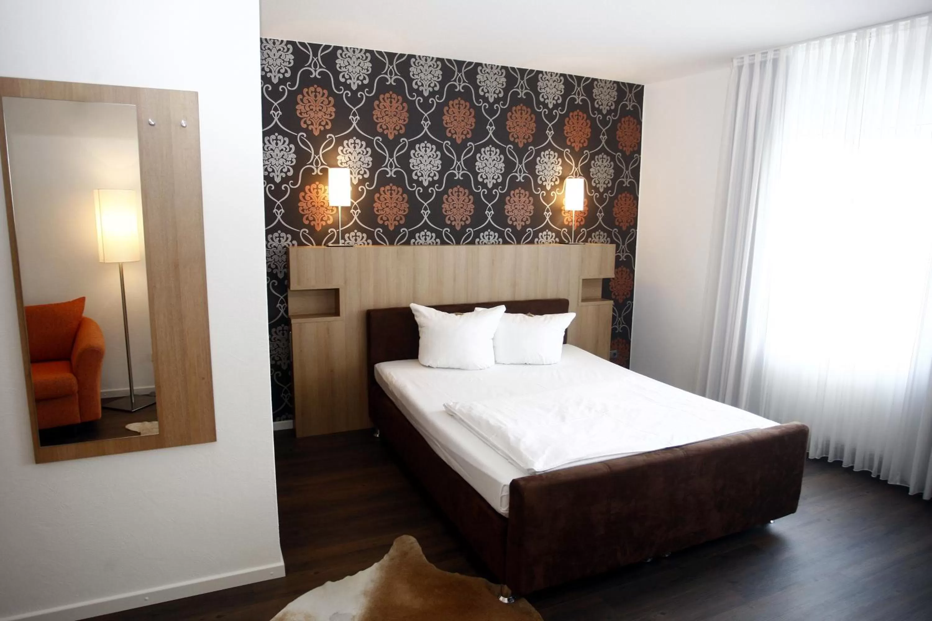 Bed in Hotel Westerkamp