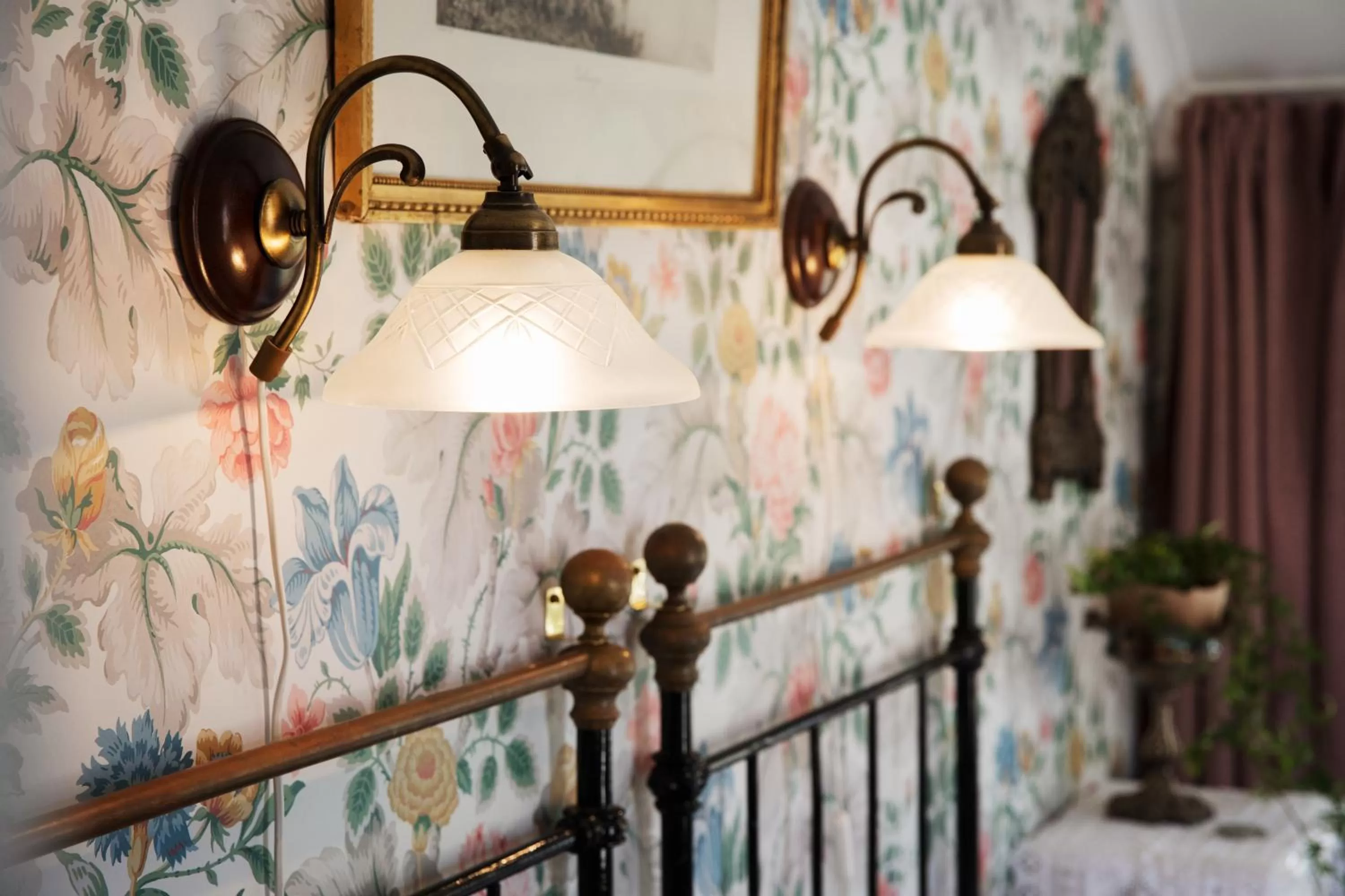 Bed in Strandflickornas Annex Gula Villan