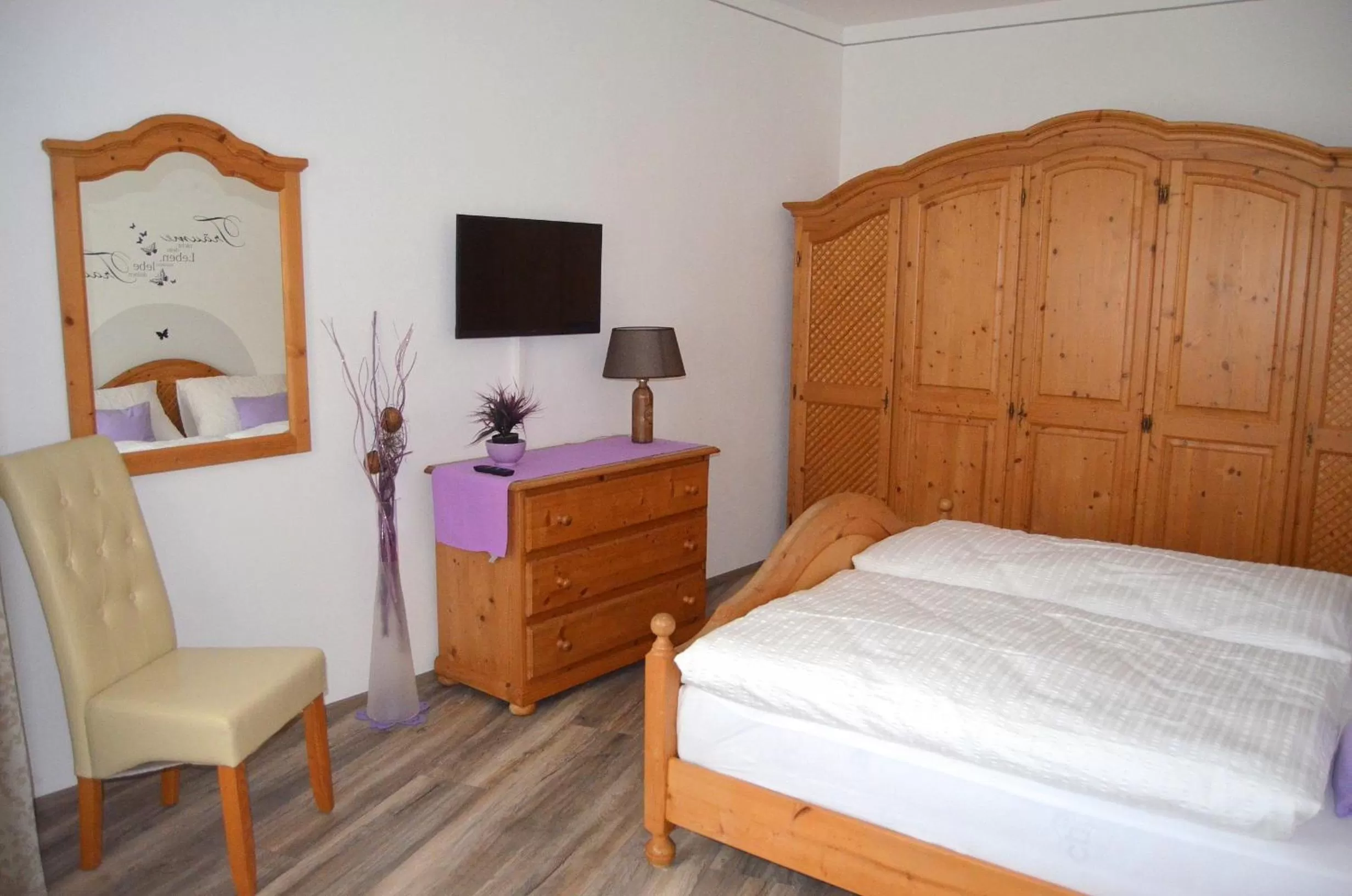 Bedroom, Bed in Pension zum Strell