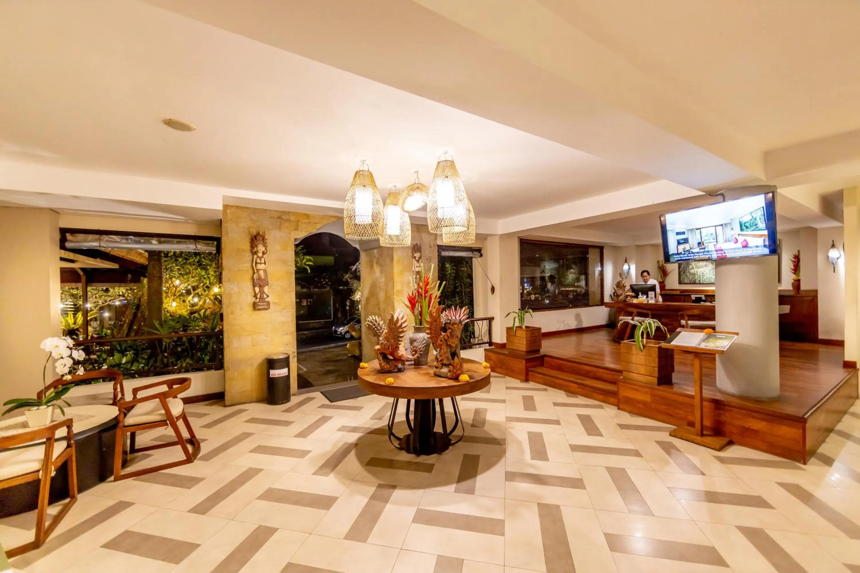 Lobby or reception in Anumana Ubud Hotel