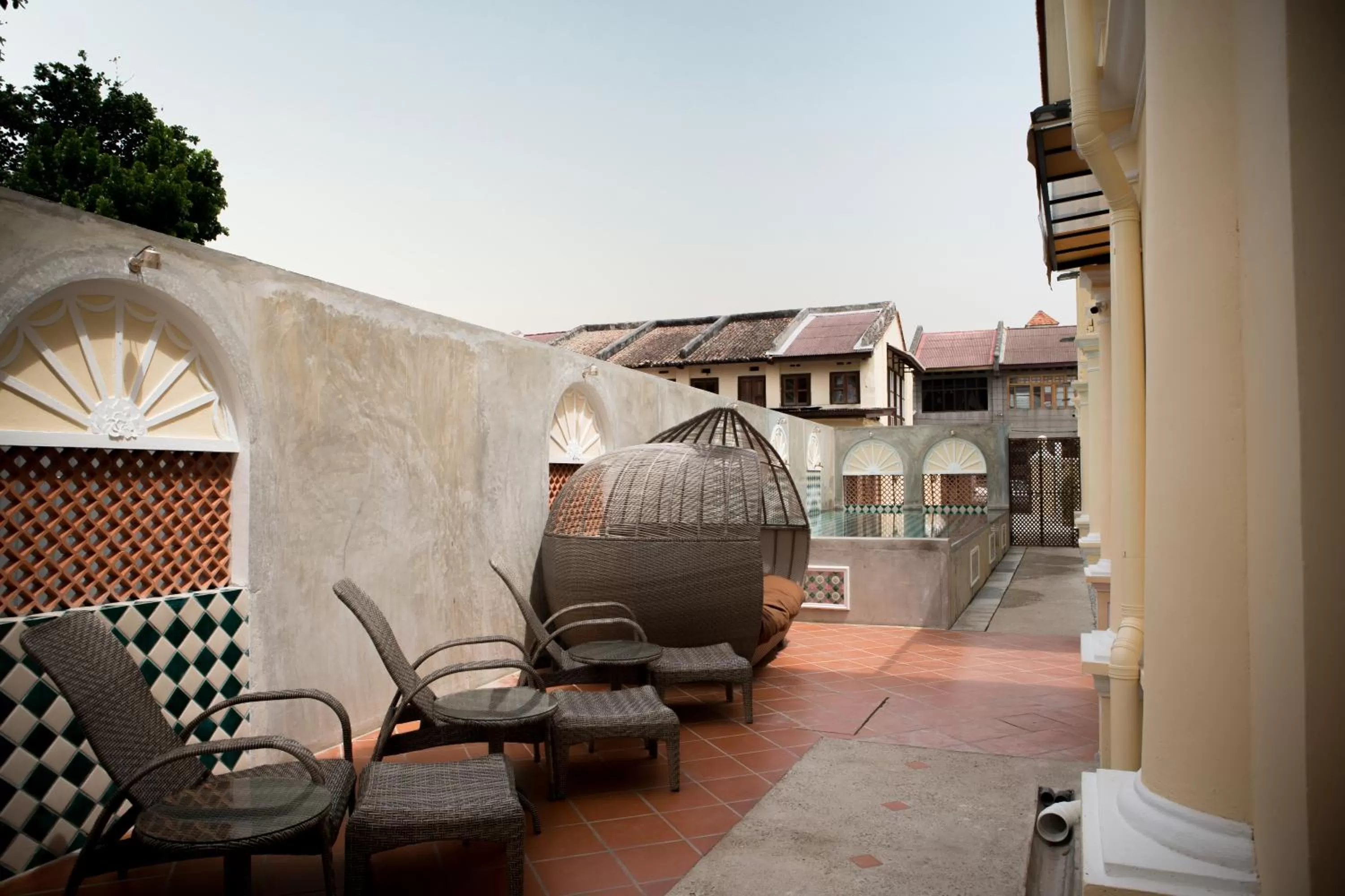 Swimming pool in Jawi Peranakan Mansion