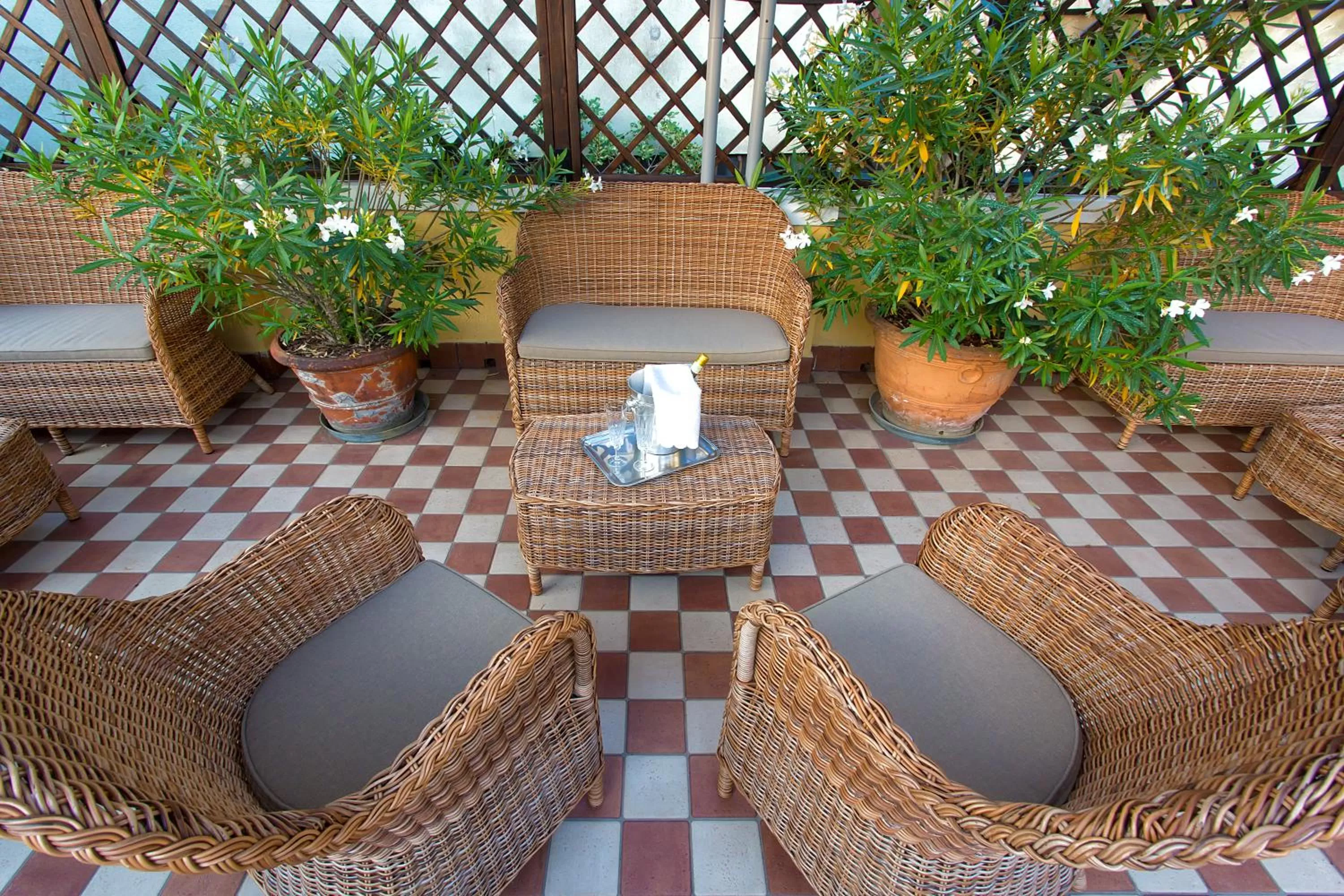 Patio in Hotel Conterie