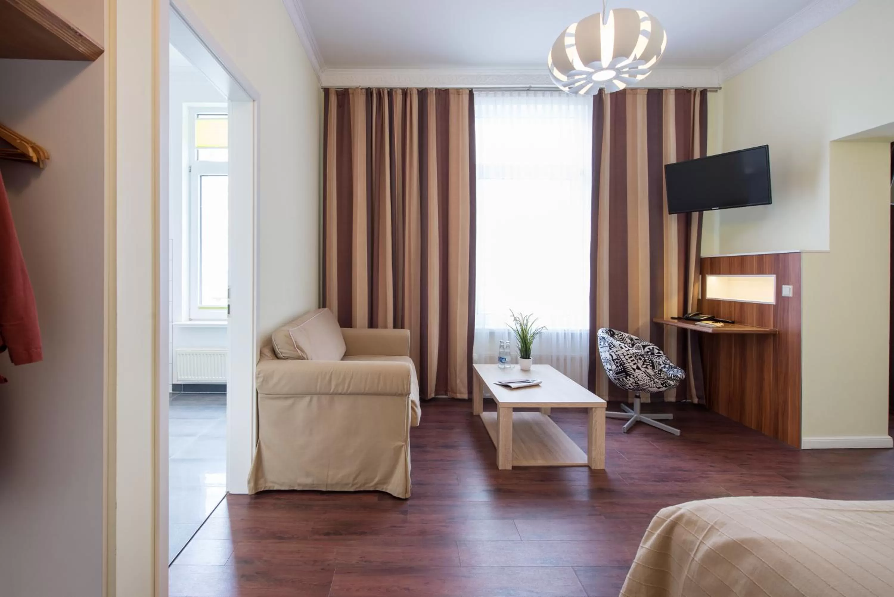 Bed in Hotel Stralsund