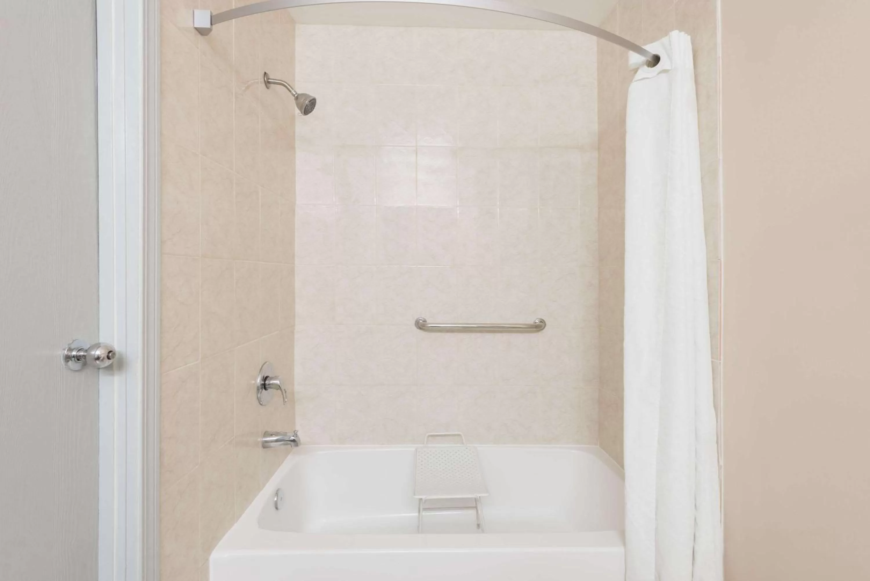 Bathroom in Super 8 by Wyndham Hancock MD