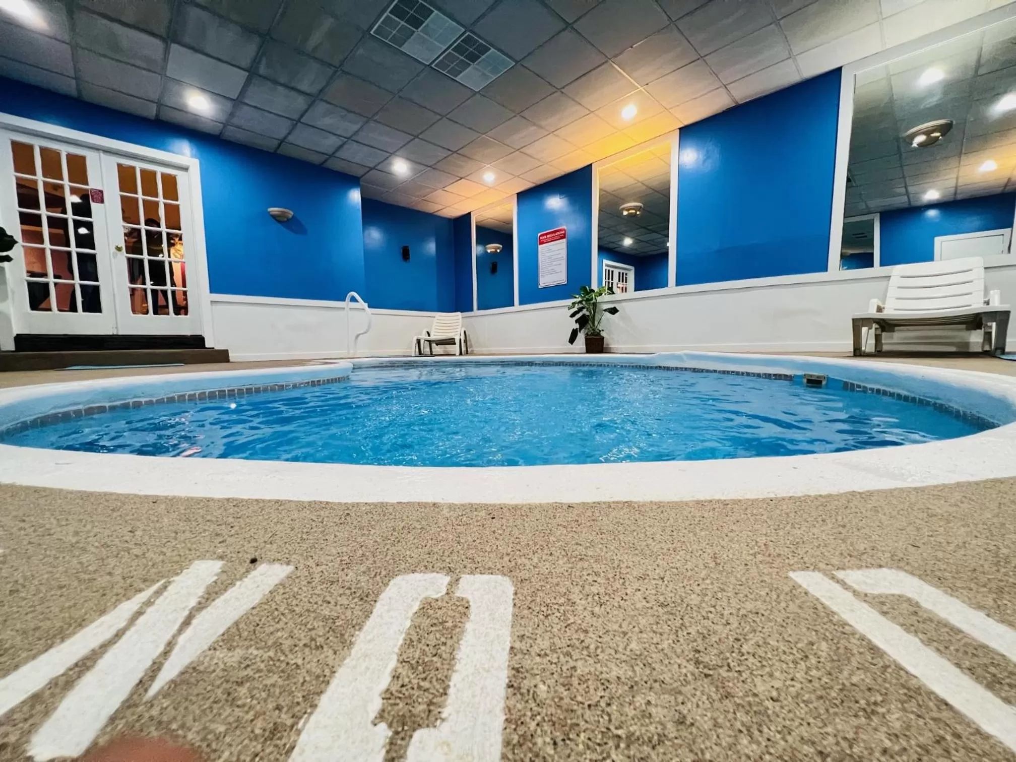 Pool view in Inn of the Dove Harrisburg-Hershey Romantic Suites