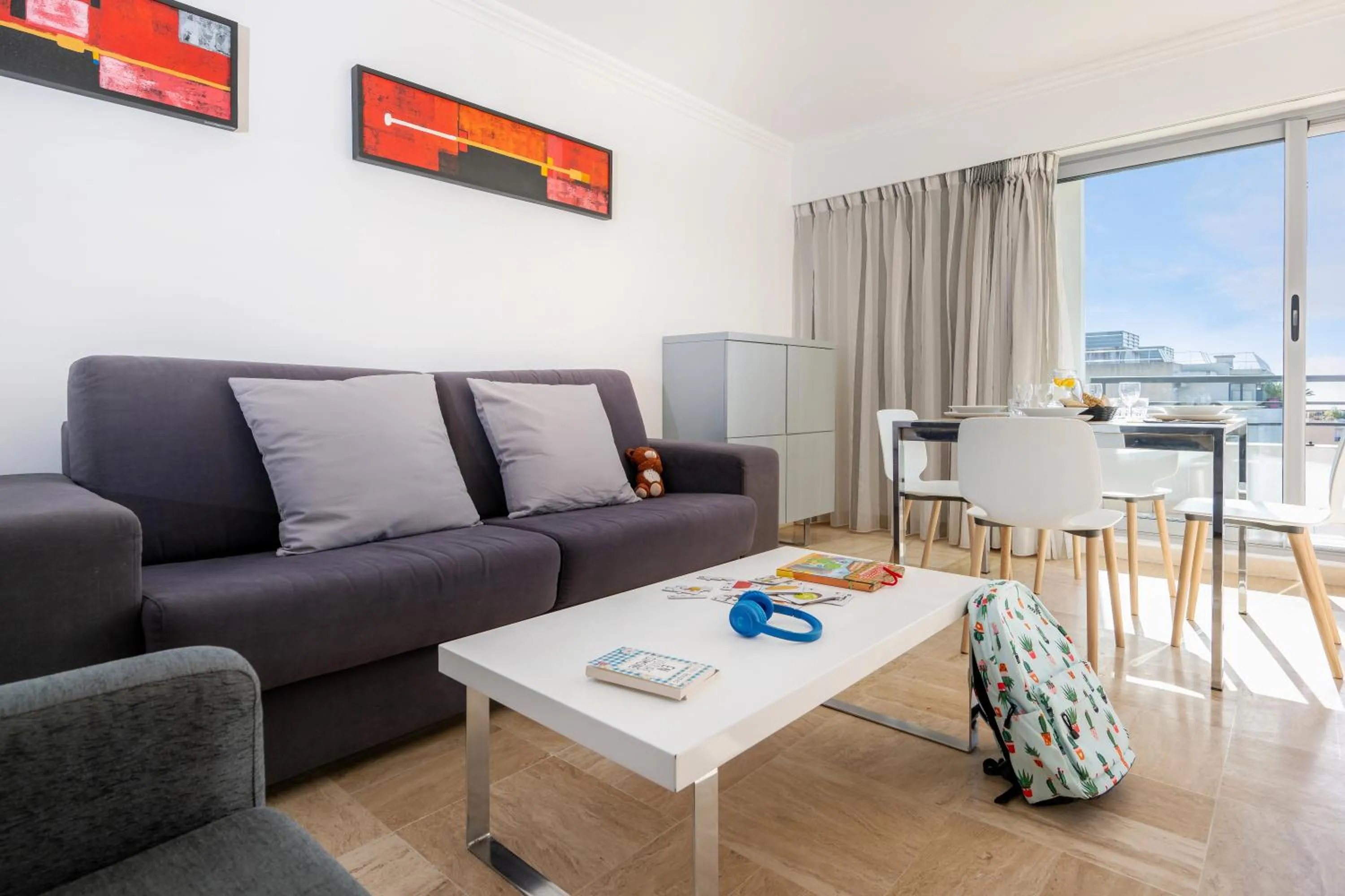 Living room in Nemea Appart Hotel Le Lido Cagnes sur Mer