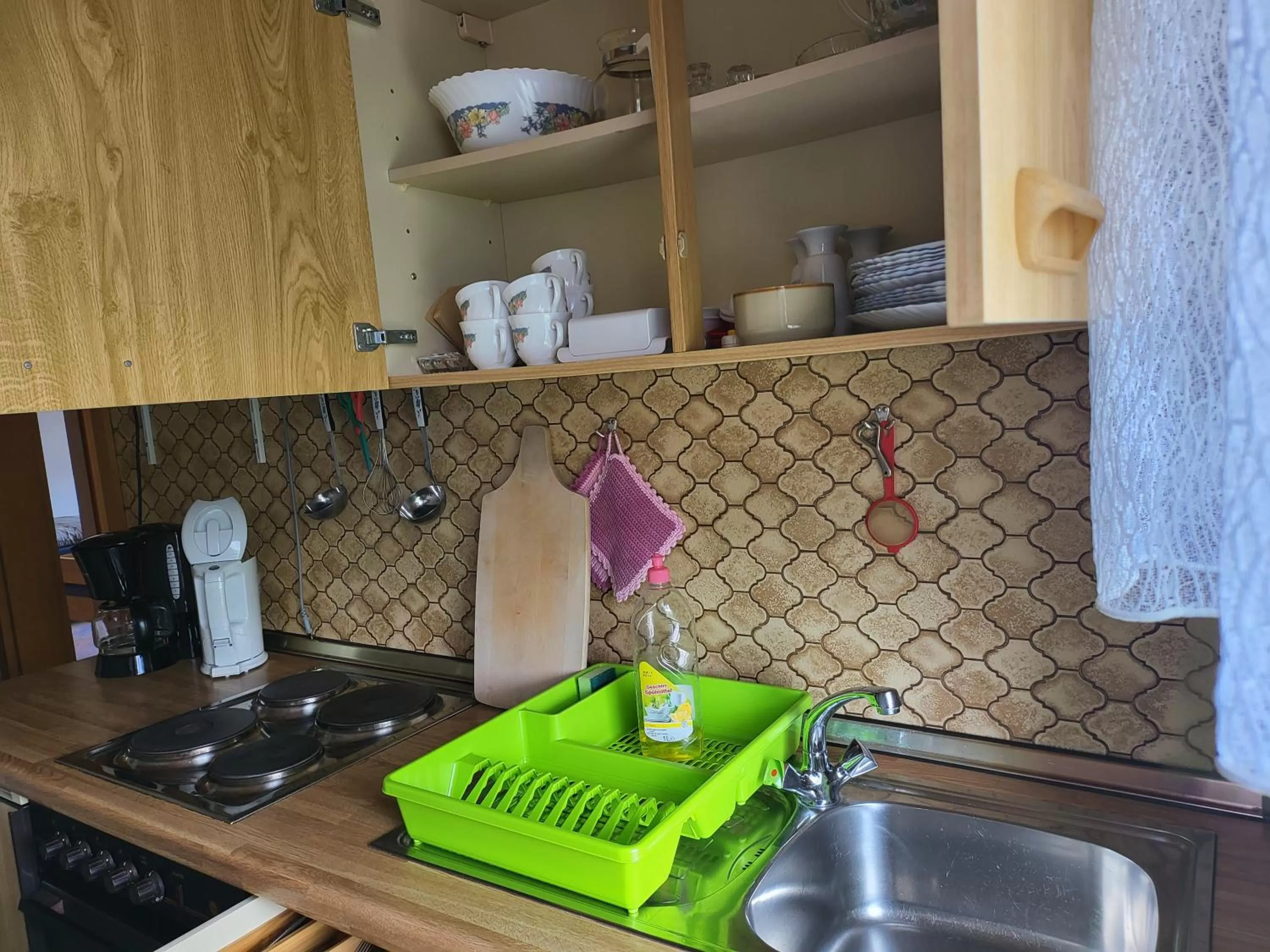 Kitchen or kitchenette in Hotel Zur Schanze