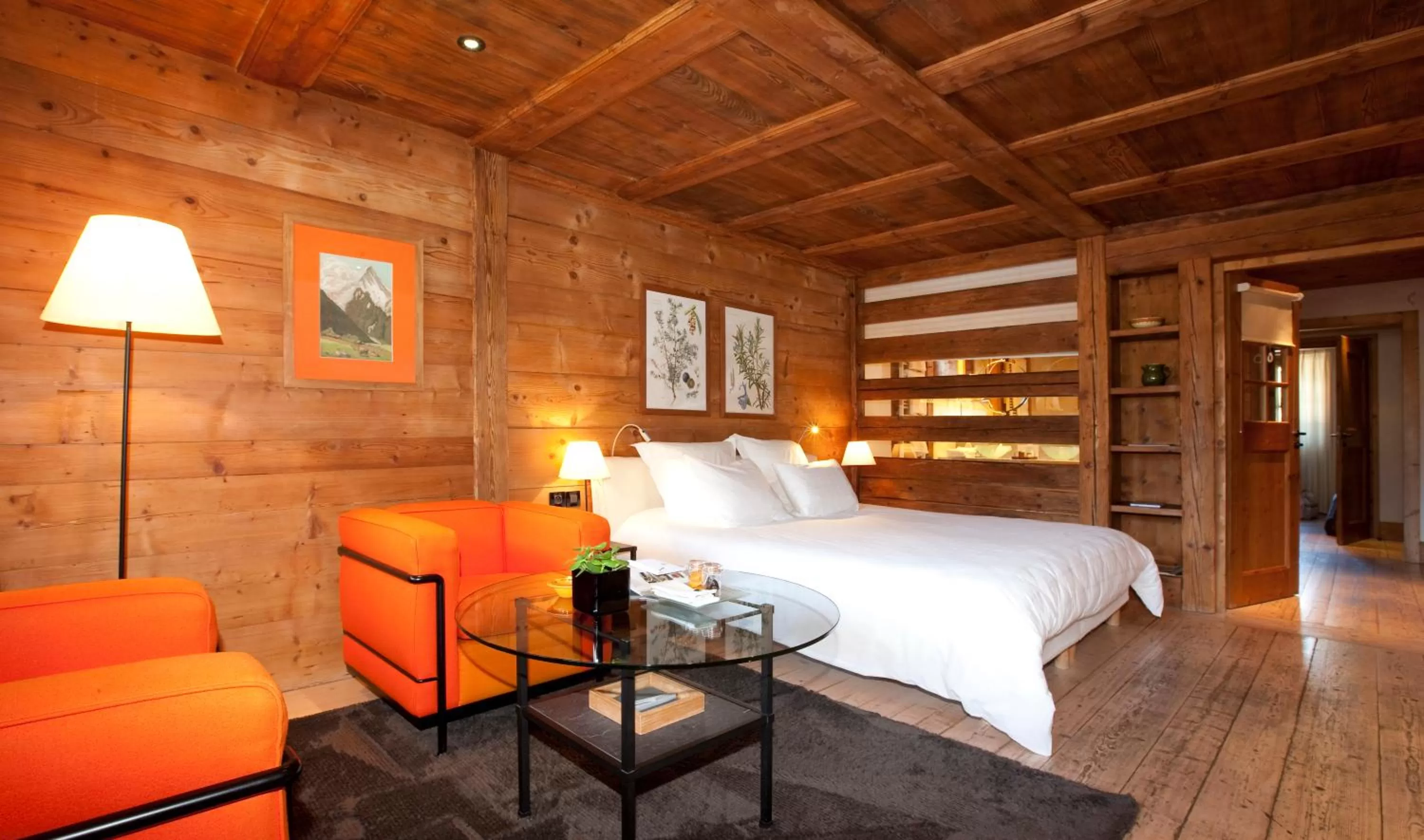 Photo of the whole room, Bed in Le Hameau Albert 1er - Relais & Châteaux