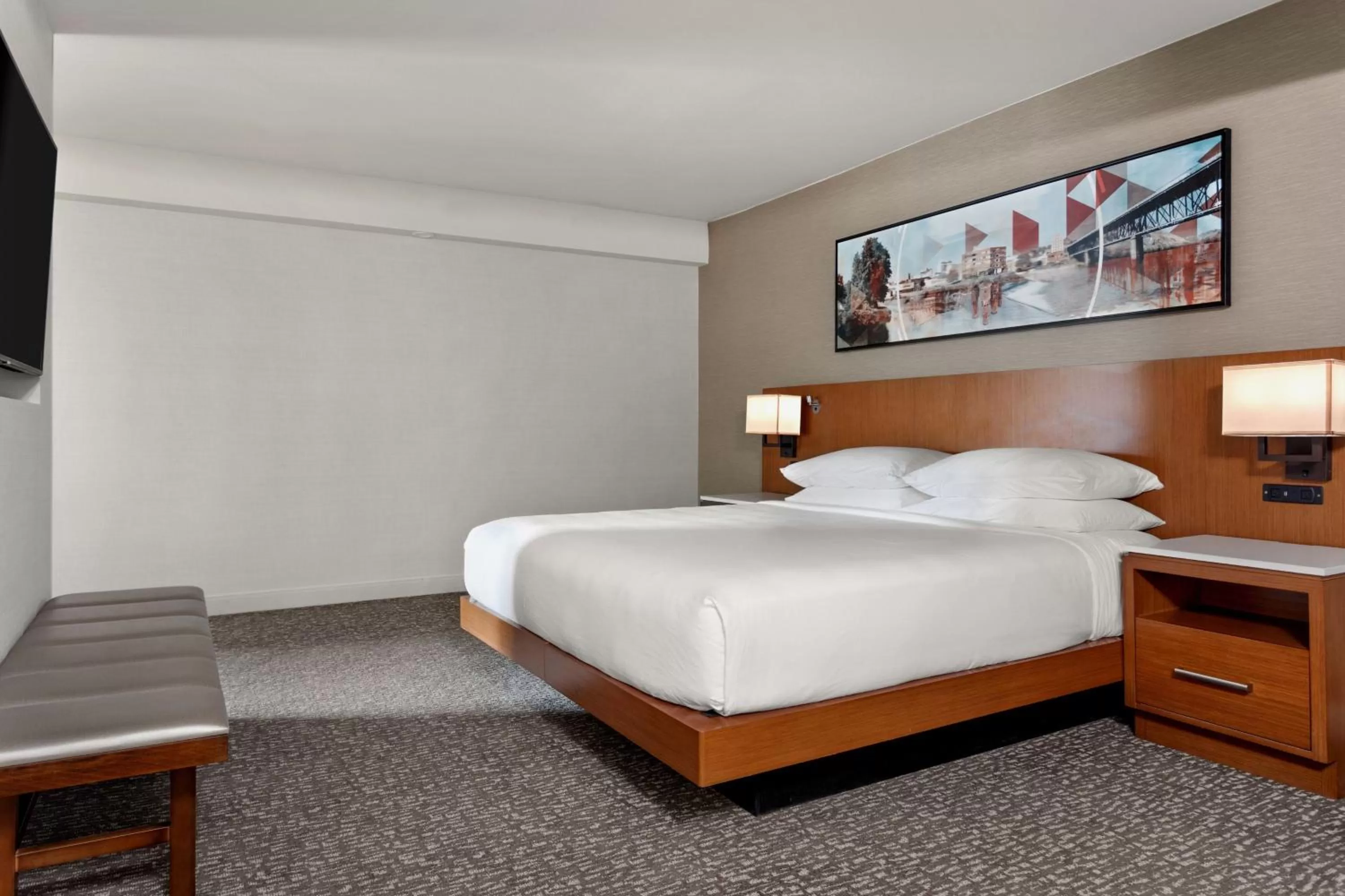 Bedroom, Bed in Delta Hotels by Marriott Allentown Lehigh Valley