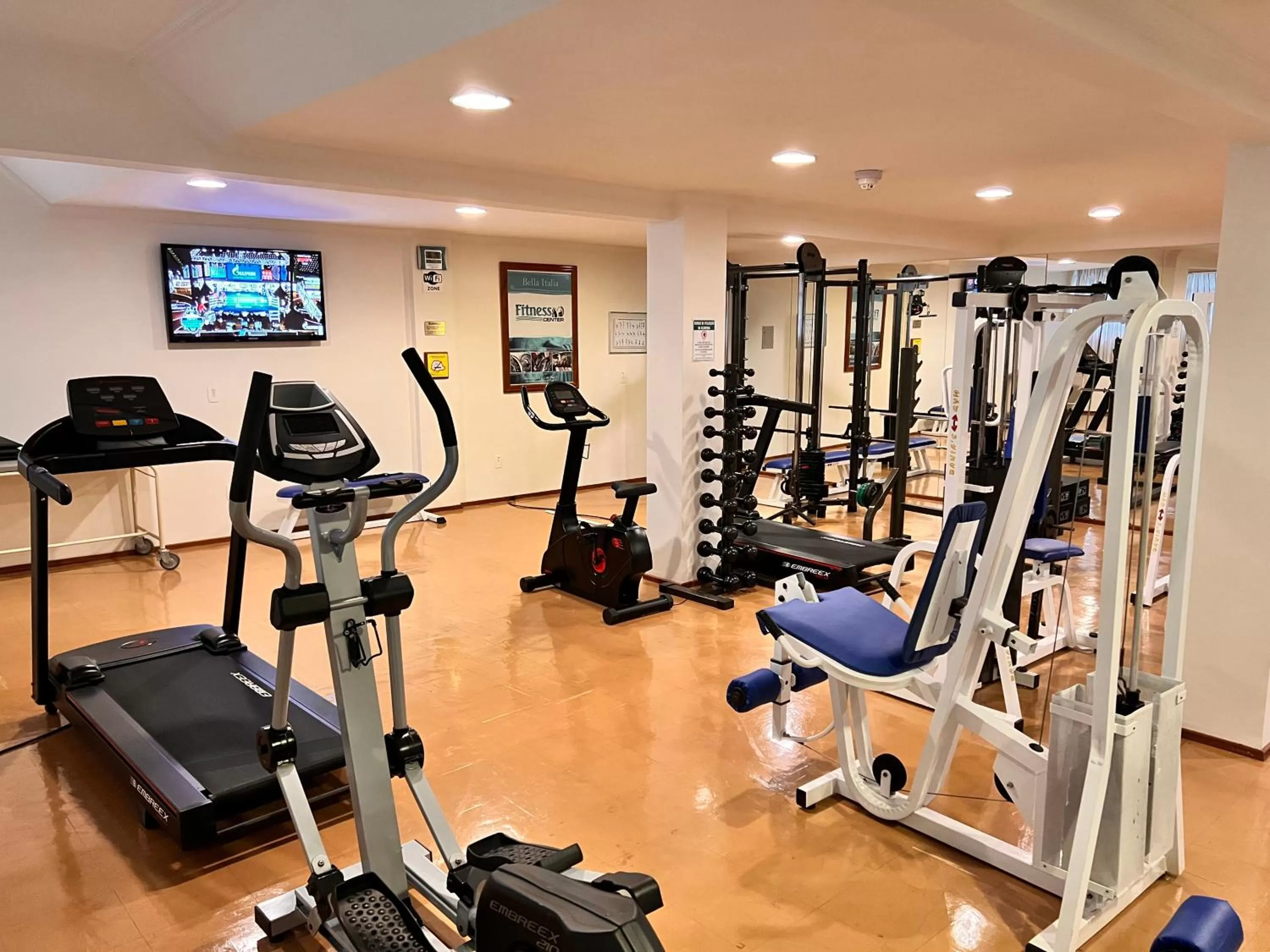 Fitness centre/facilities in Hotel Bella Italia