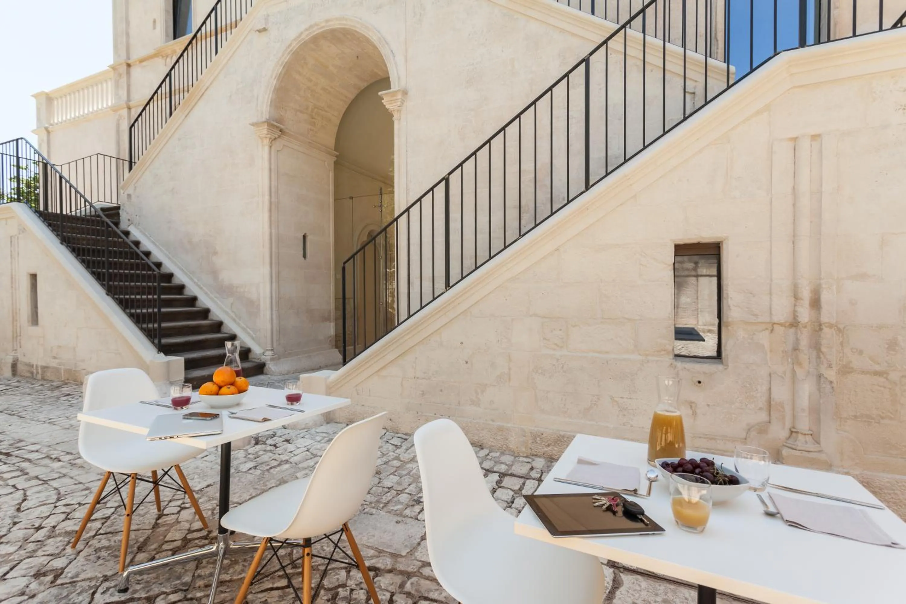 Patio in Villa Boscarino Boutique Hotel & Spa