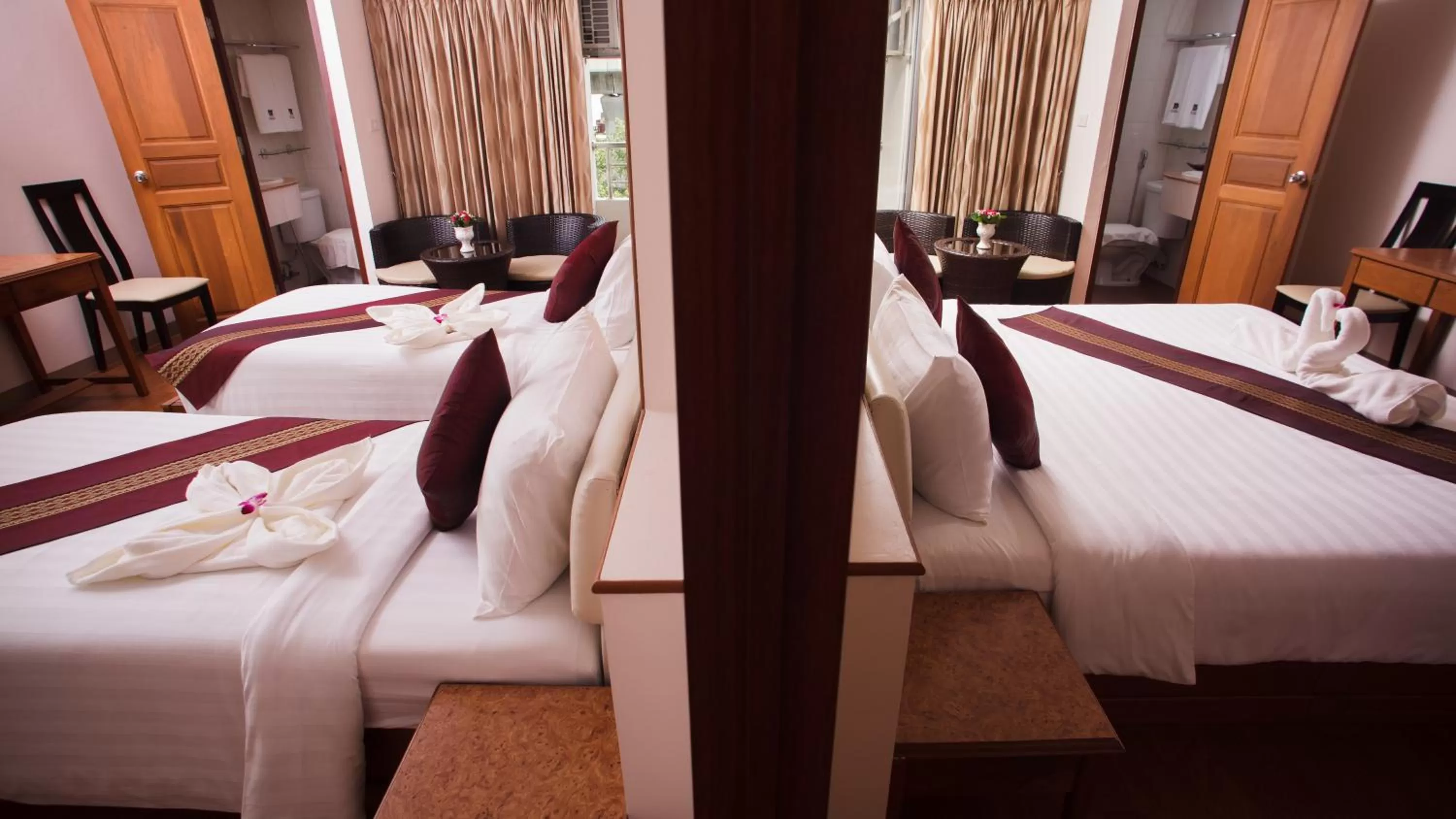 Bed in KC Place Hotel Pratunam