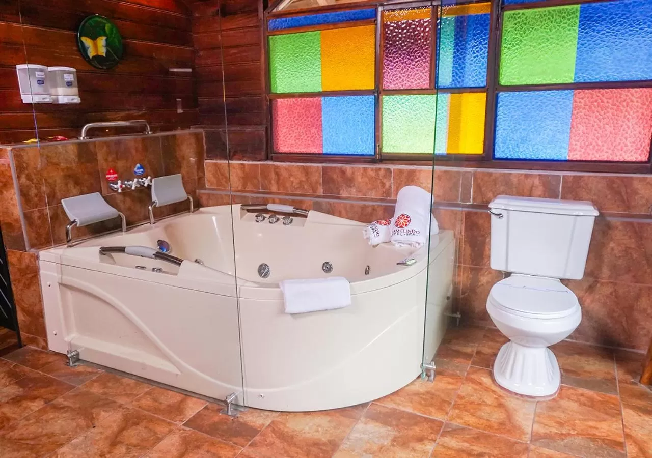 Bathroom in Spa Hosteria Miramelindo