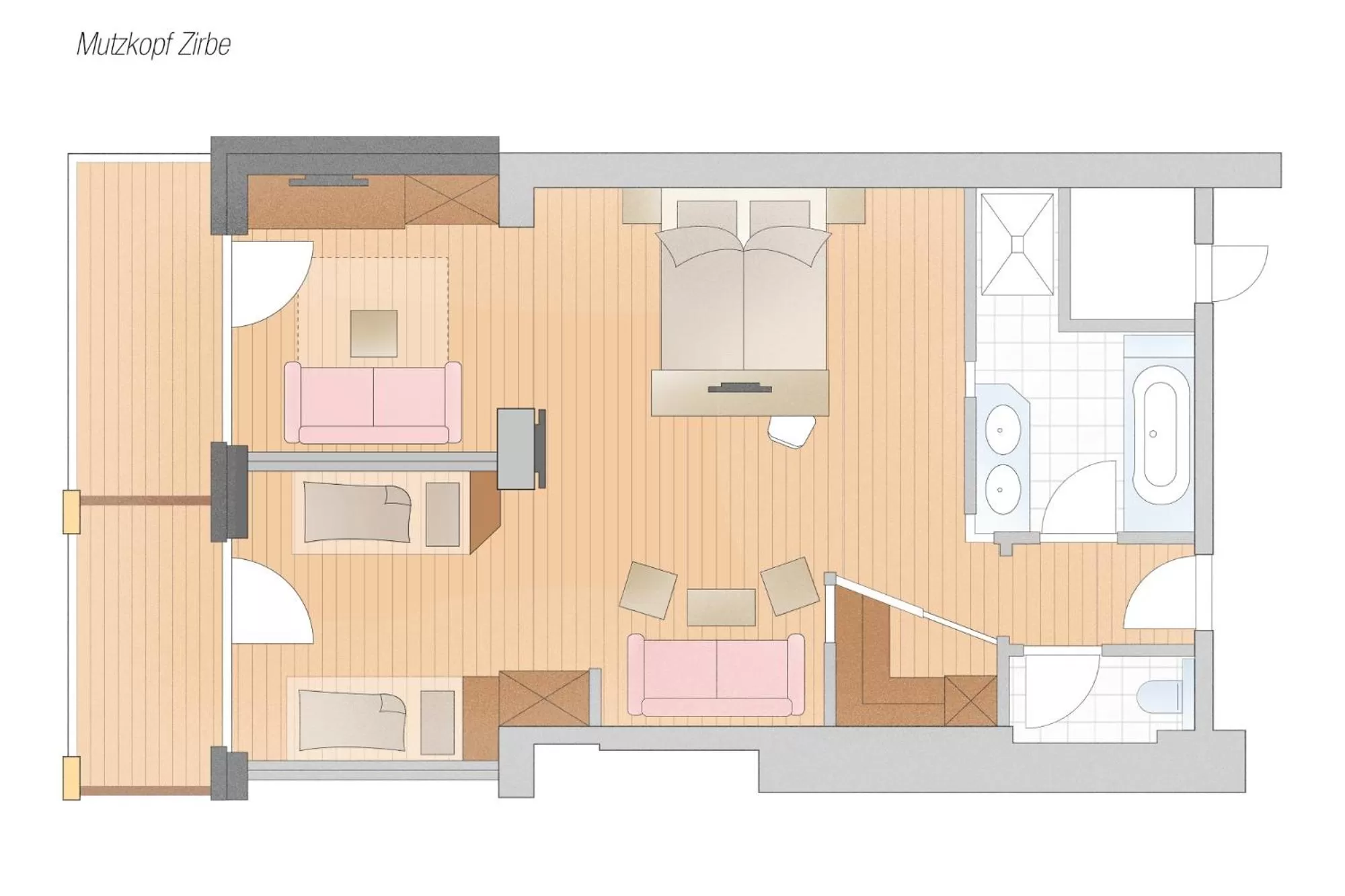 Photo of the whole room in Hotel Schwarzer Adler