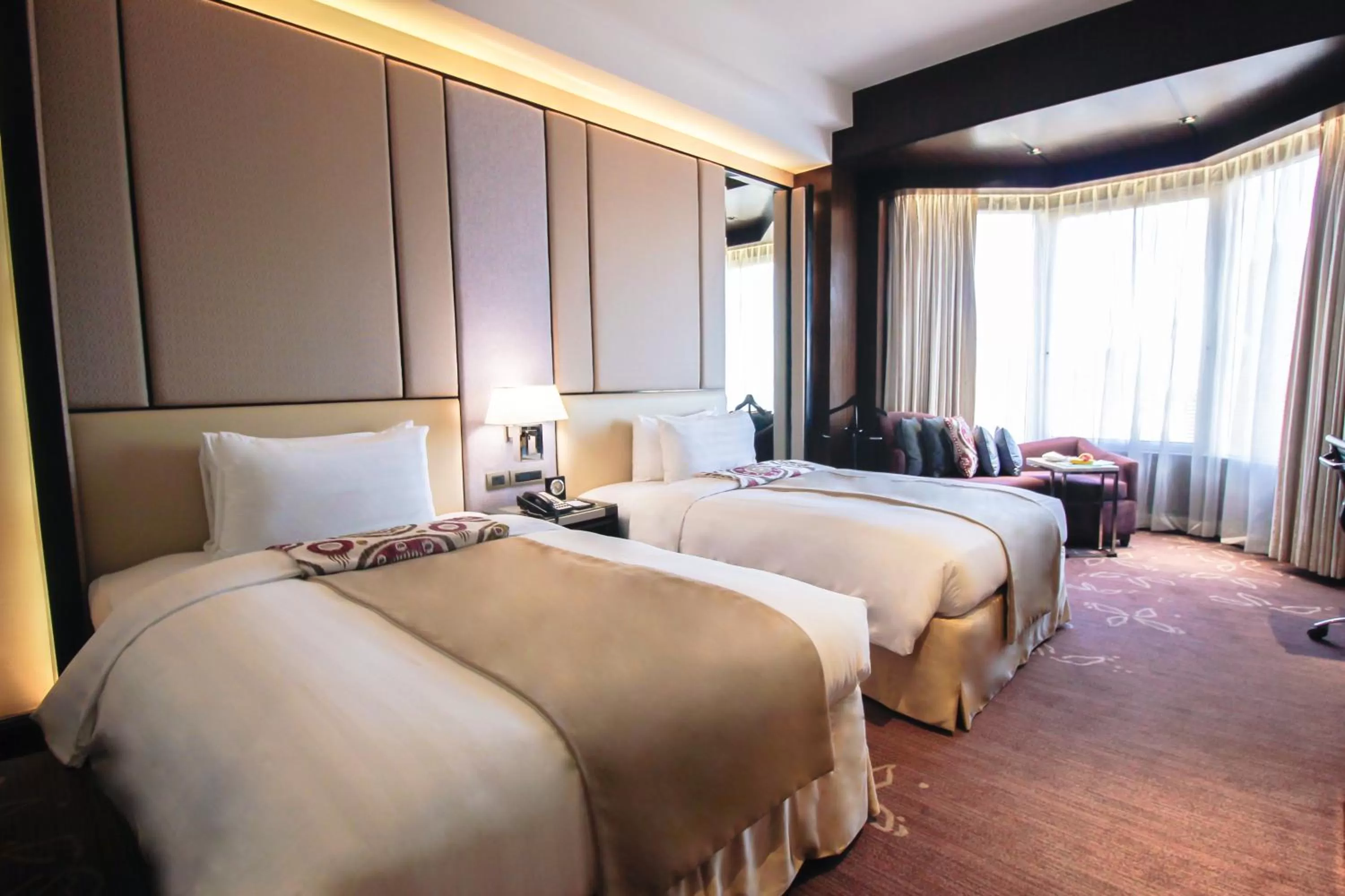 Photo of the whole room, Bed in Diamond Hotel Philippines