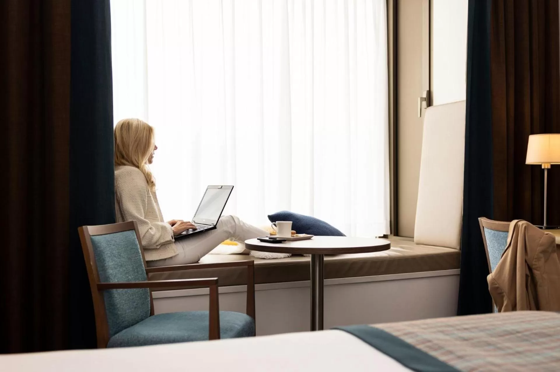 Seating area in Leopold Hotel Oudenaarde