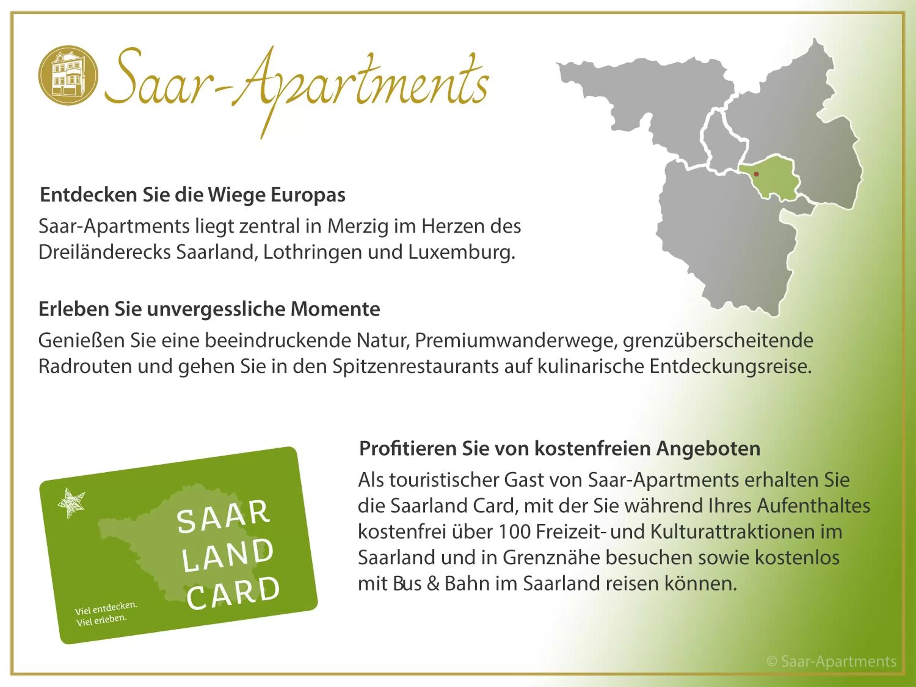 room service in Saar-Apartments