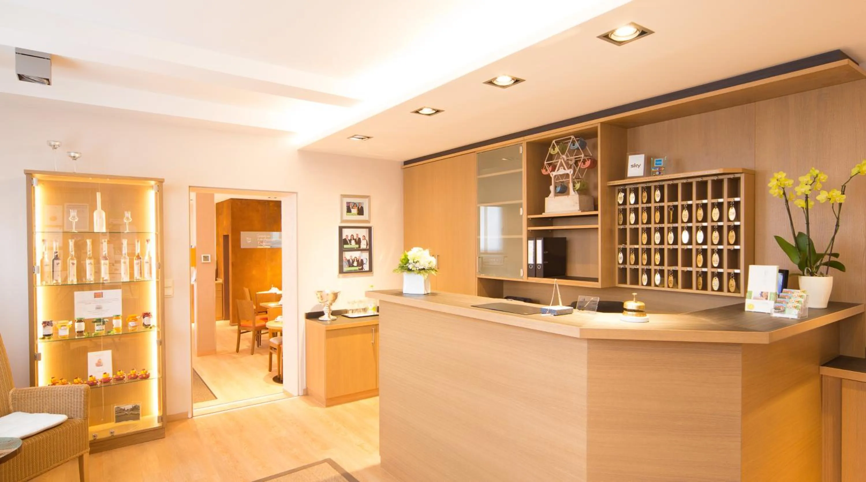 Lobby or reception in Ambient Hotel am Europakanal