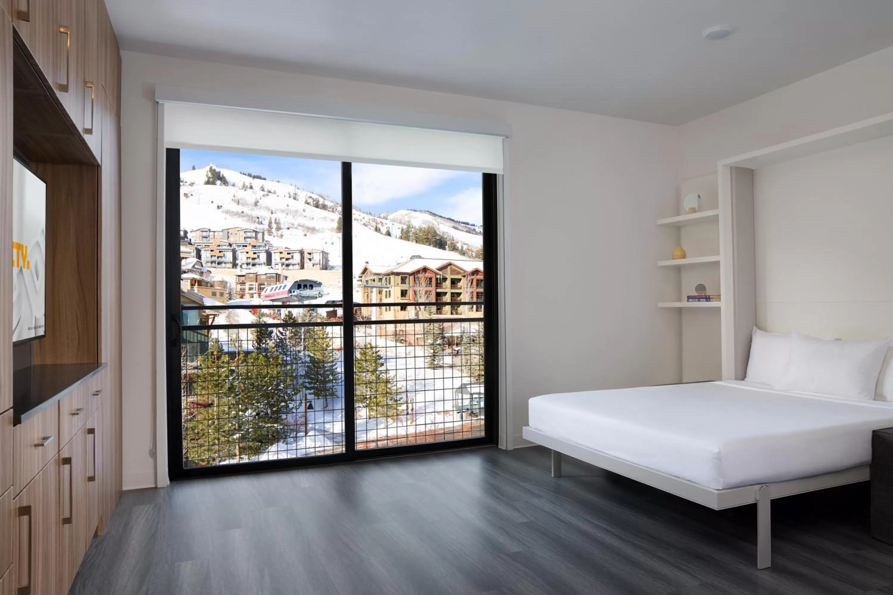 Bed in YOTELPAD Park City