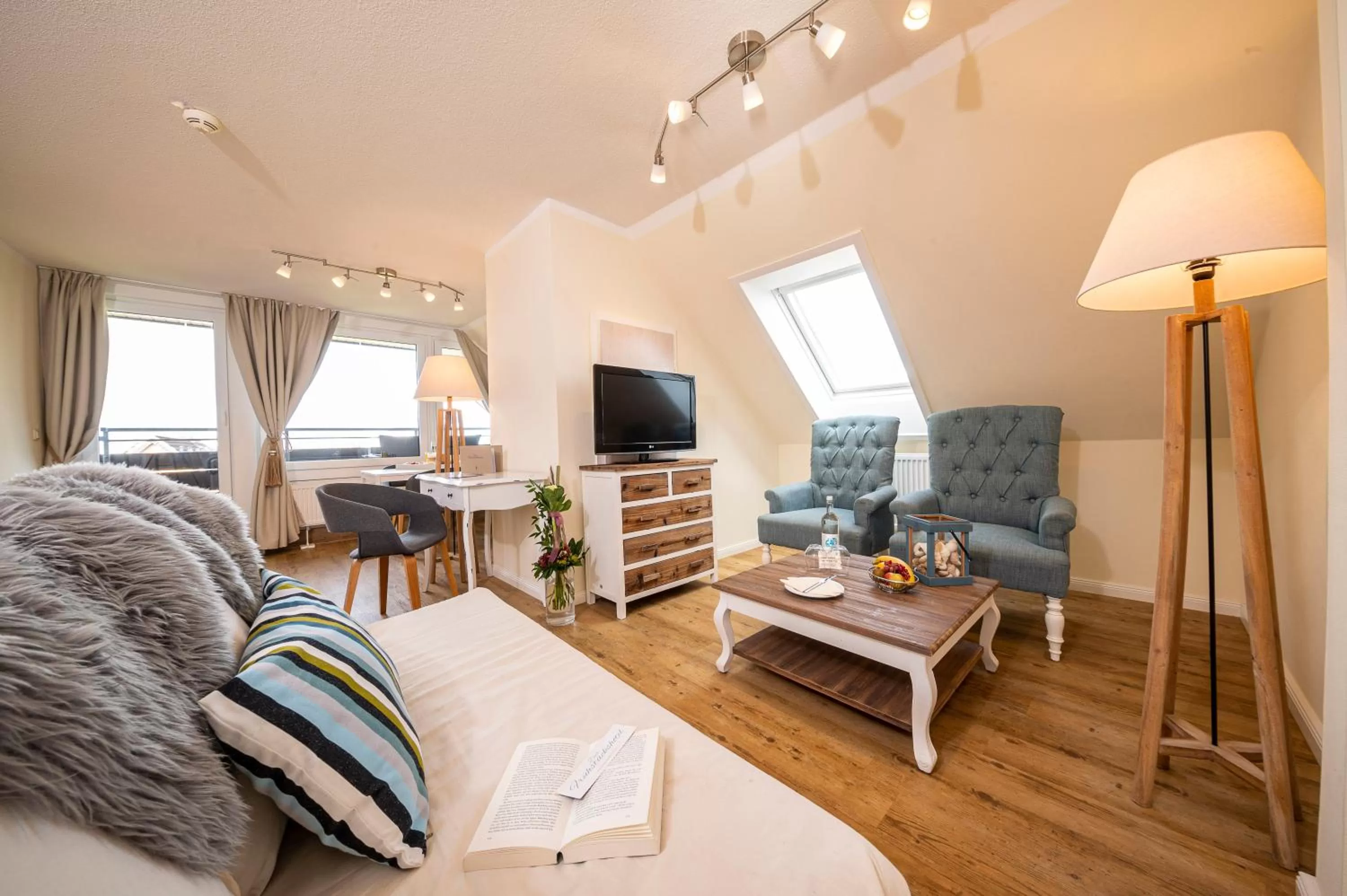 Living room in Das Frühstückshotel Büsum