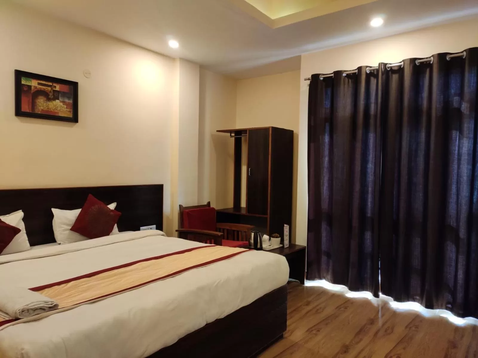 Bed in Hotel The Narayani Continental