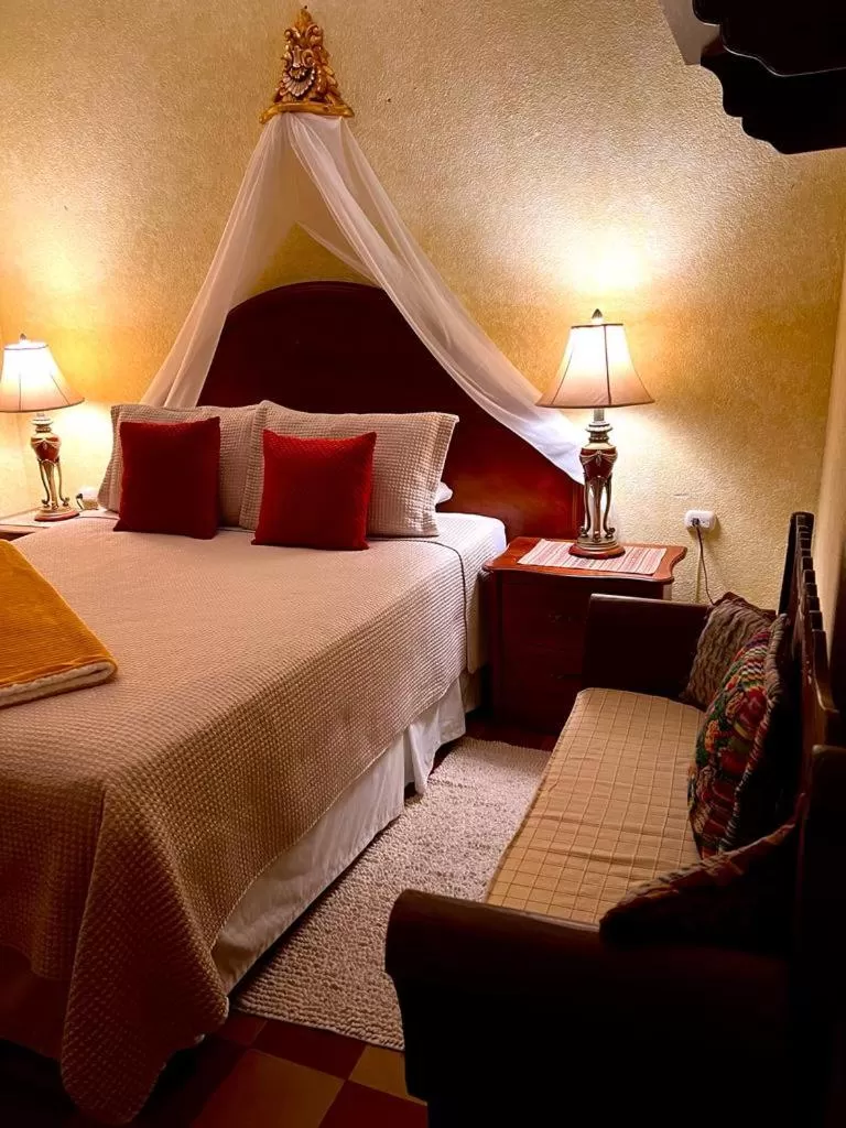 Bed in Hotel Palacio Chico 1948